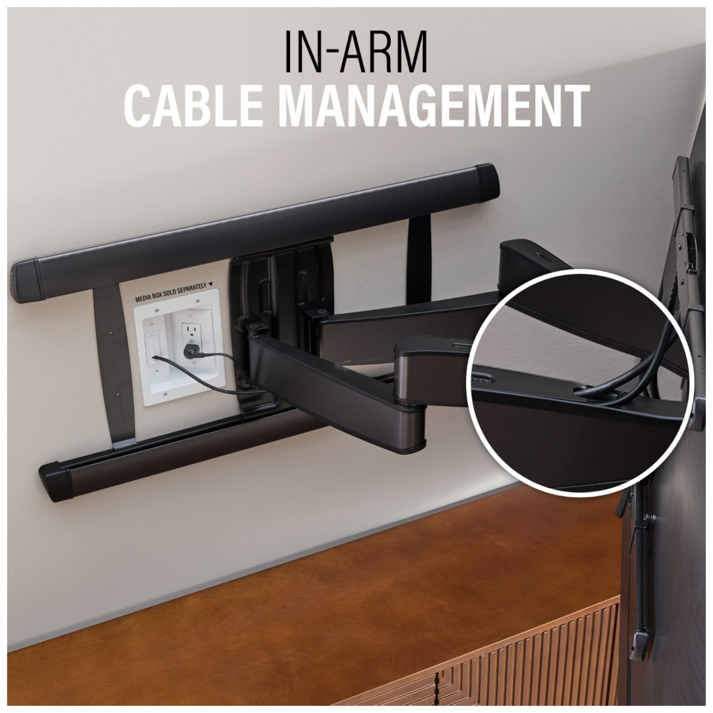 SANUS Advanced XL Full-Motion Premium TV Wall Mount for TVs 65"-100"