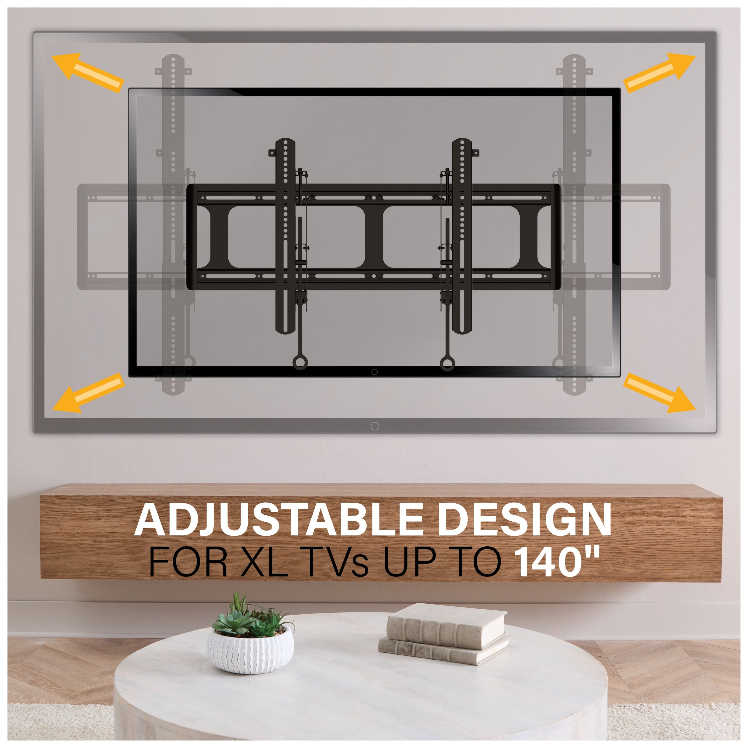 Sanus Extra Large Fixed TV Mount 65-140"