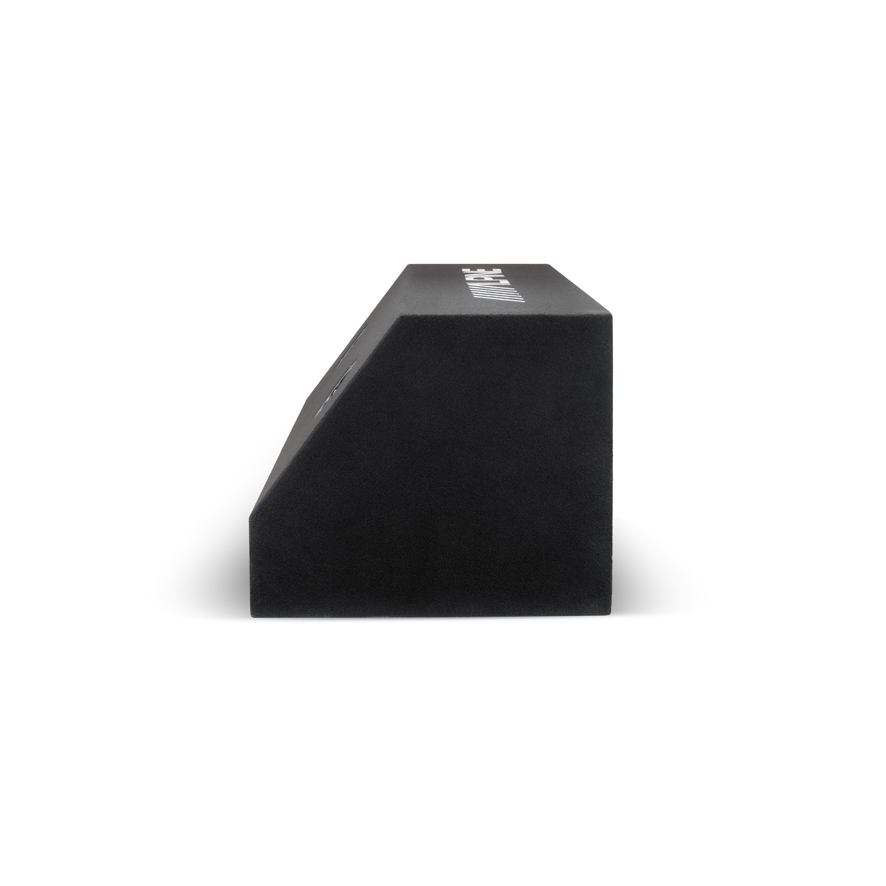 Alpine W-DB12V 12" Wedg-E Dual Vented Preloaded Wedge Subwoofer Enclosure