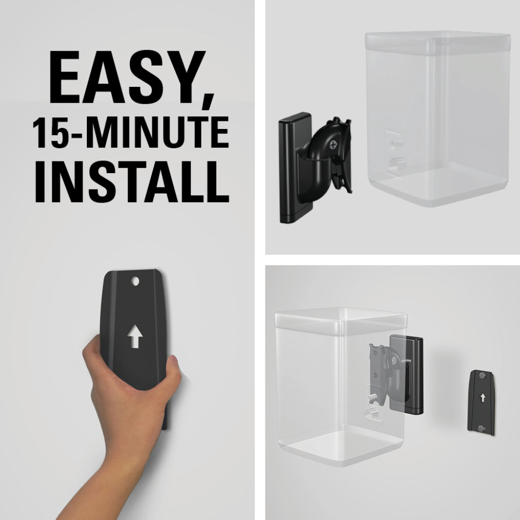 Support mural universel pour haut-parleur sans fil Sanus (paire)