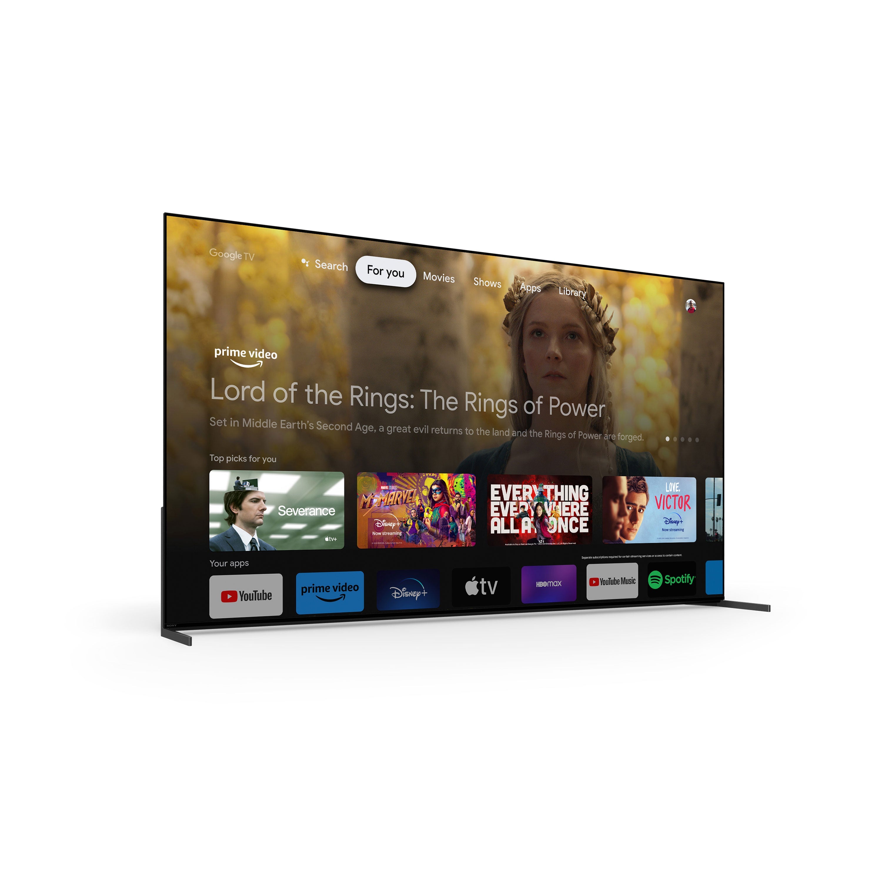 Sony A95L BRAVIA XR | QD-OLED | Téléviseur 4K HDR | Téléviseur intelligent (Google TV)