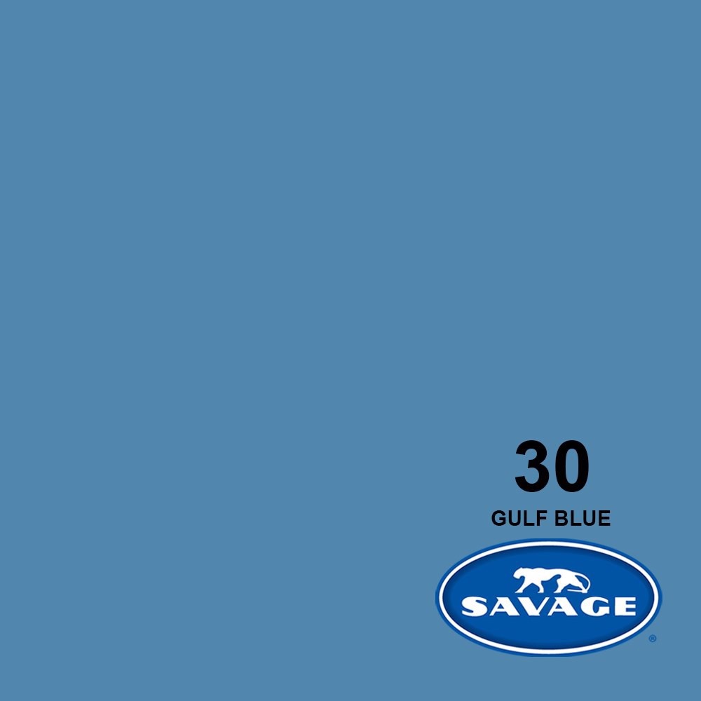 Rouleau de papier Savage bleu golfe