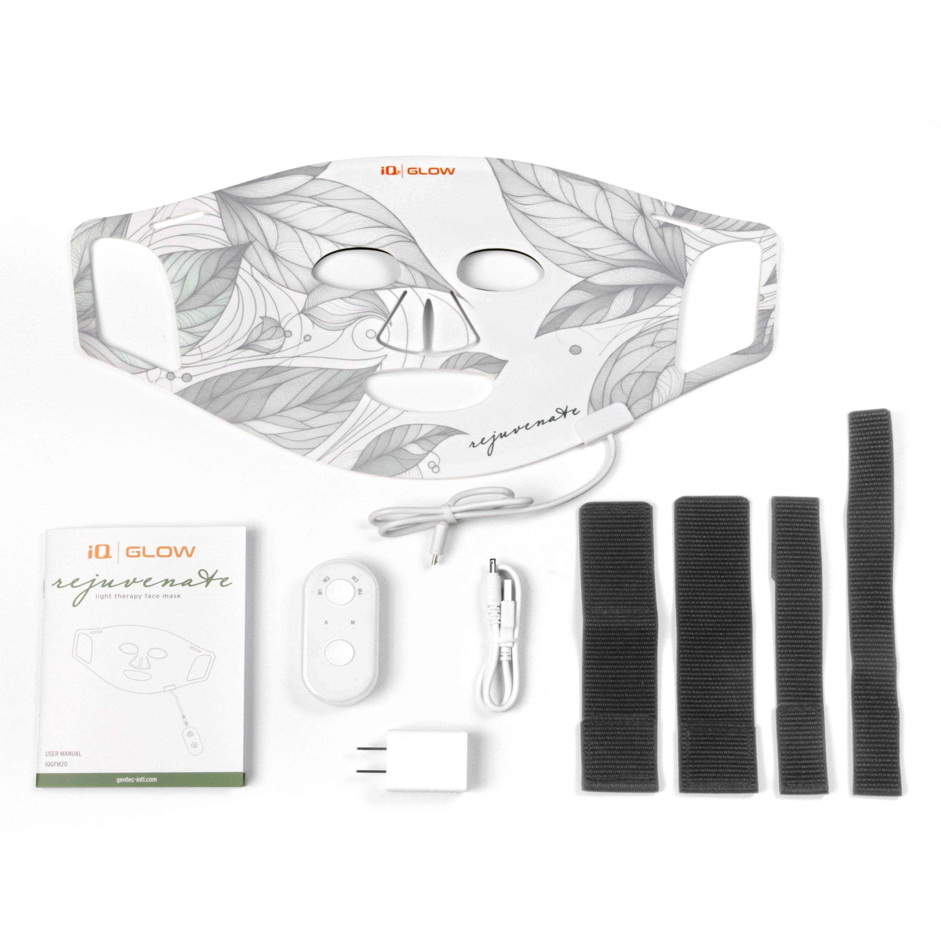 iQ Glow Rejuvenate Light Therapy Face Mask