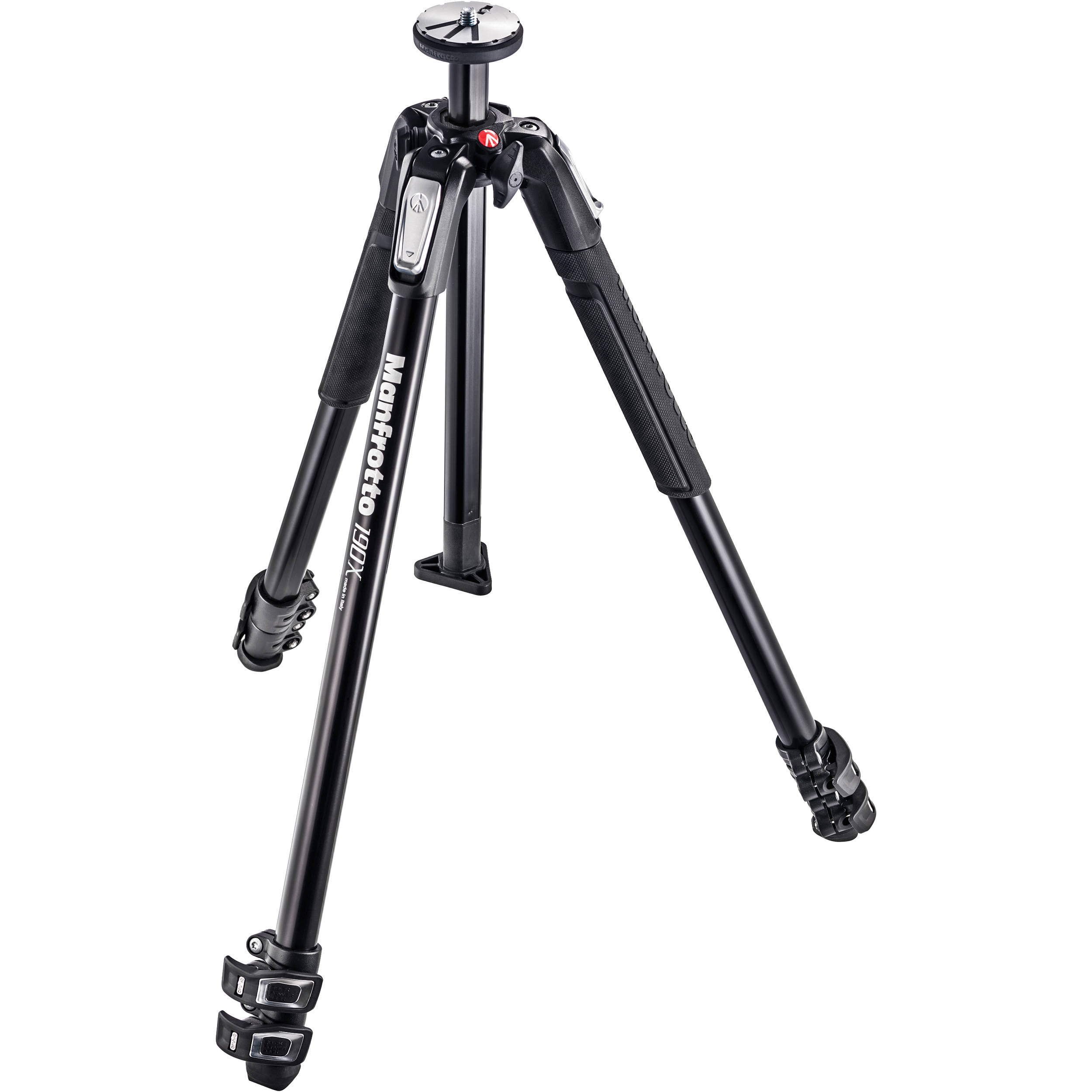 Trépied Manfrotto 190 en aluminium à 3 sections