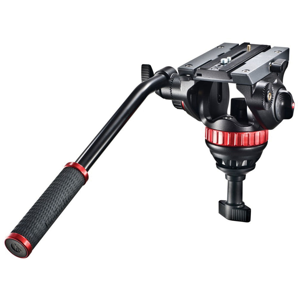 Trépied Manfrotto 546B à deux jambes avec rotule vidéo 502A