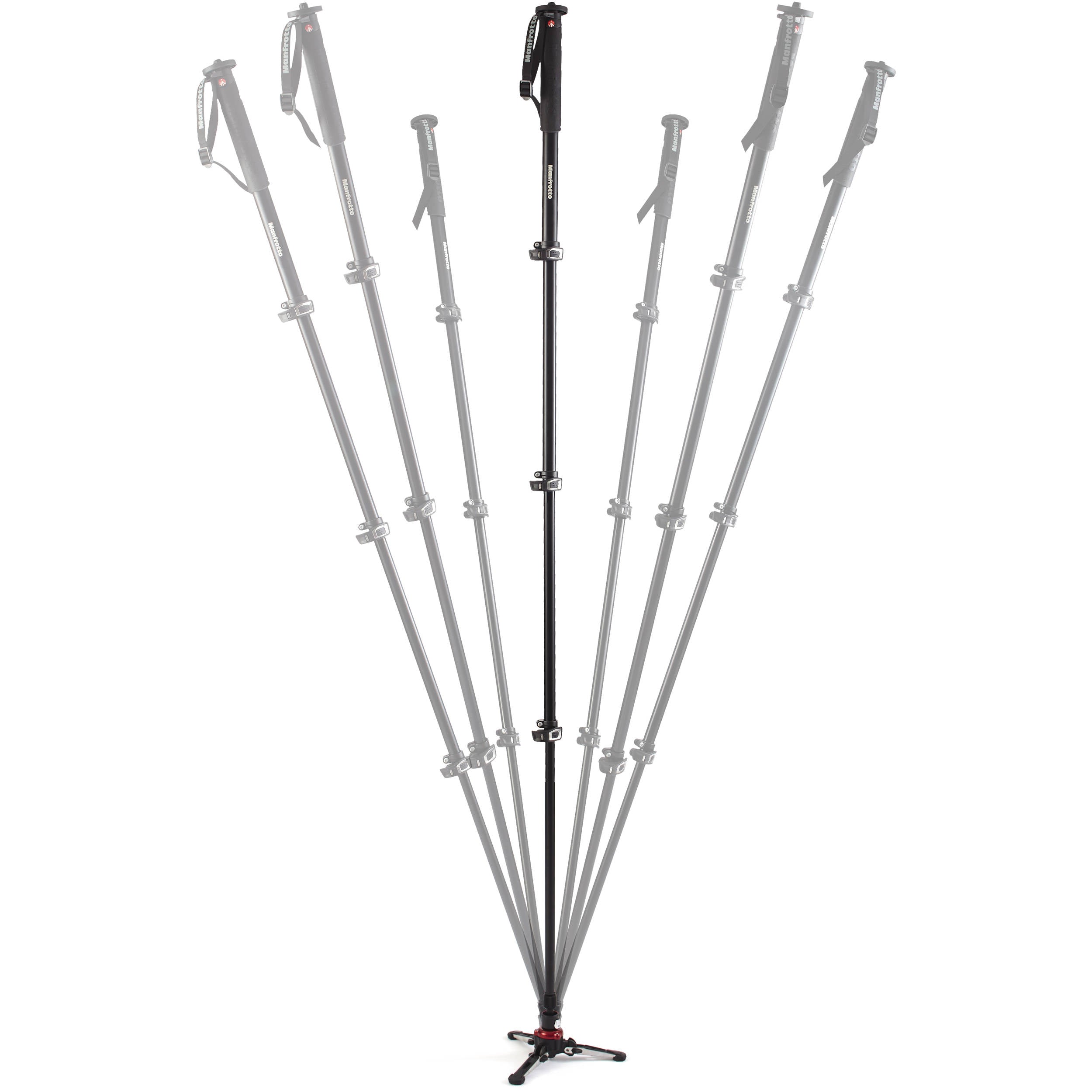 Monopode Manfrotto XPRO Alu 4 secondes avec base FLUIDTECH