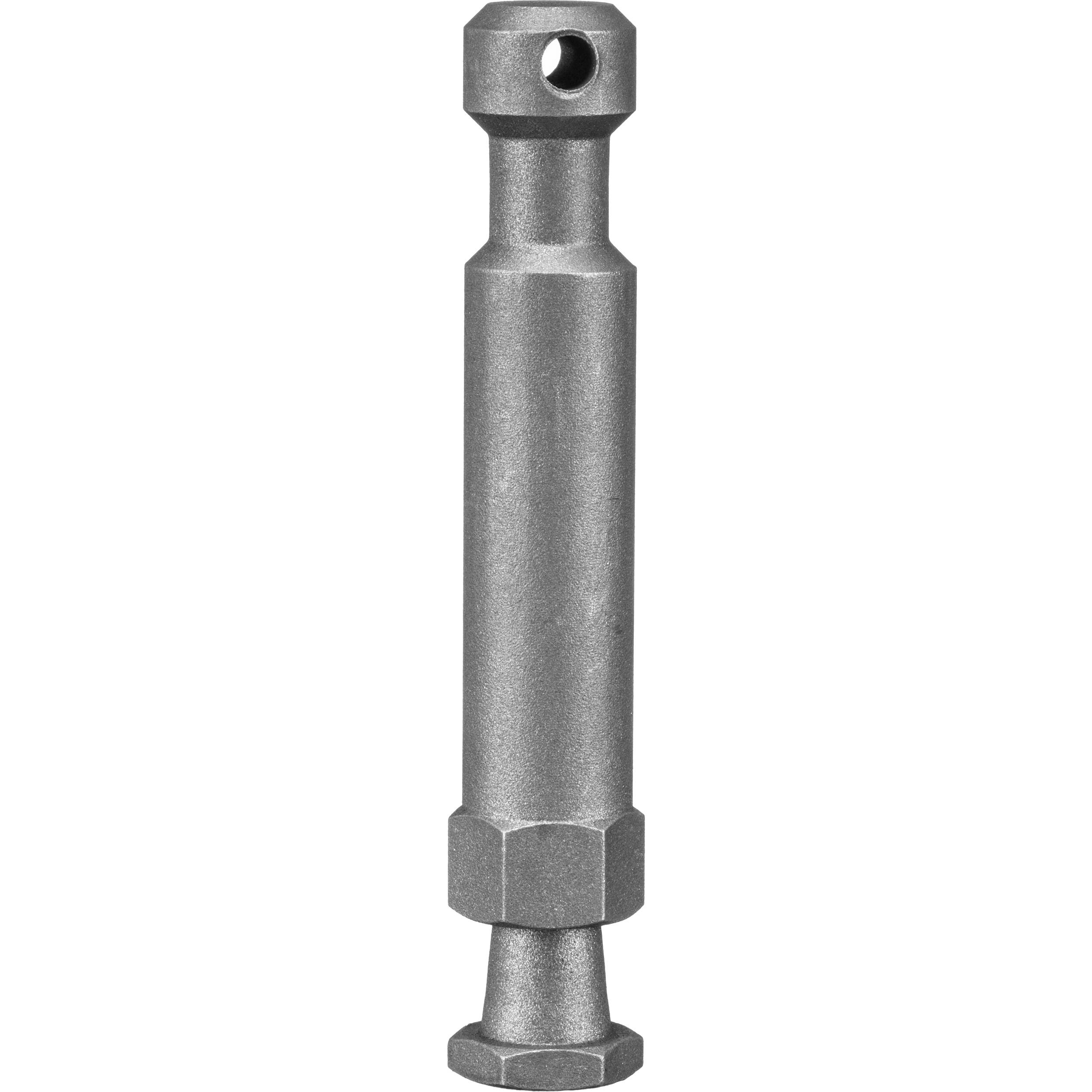 Goupille encliquetable en aluminium Manfrotto avec trou pour câble de sécurité