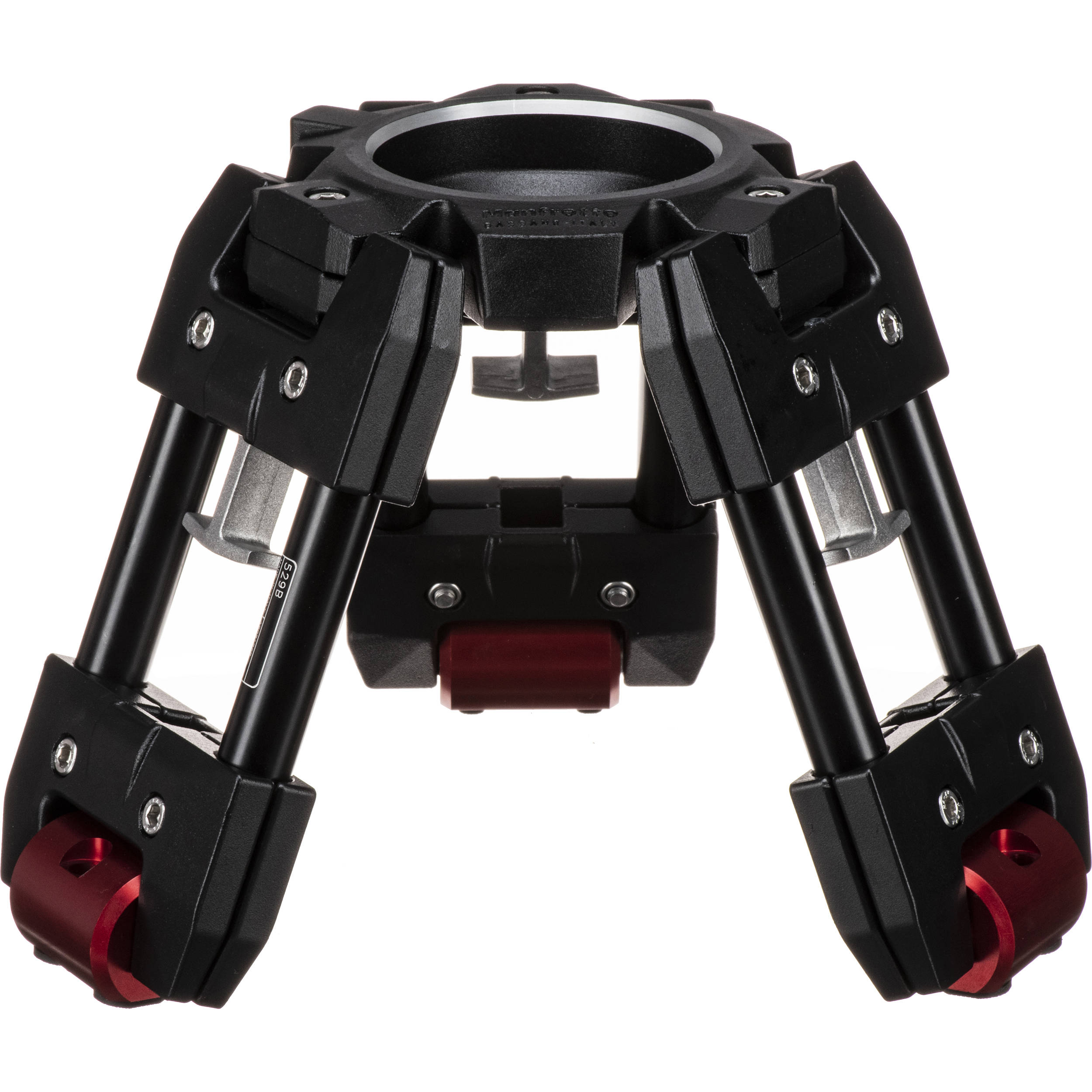 Hi-hat Manfrotto à double pied en aluminium avec bol de 100 mm