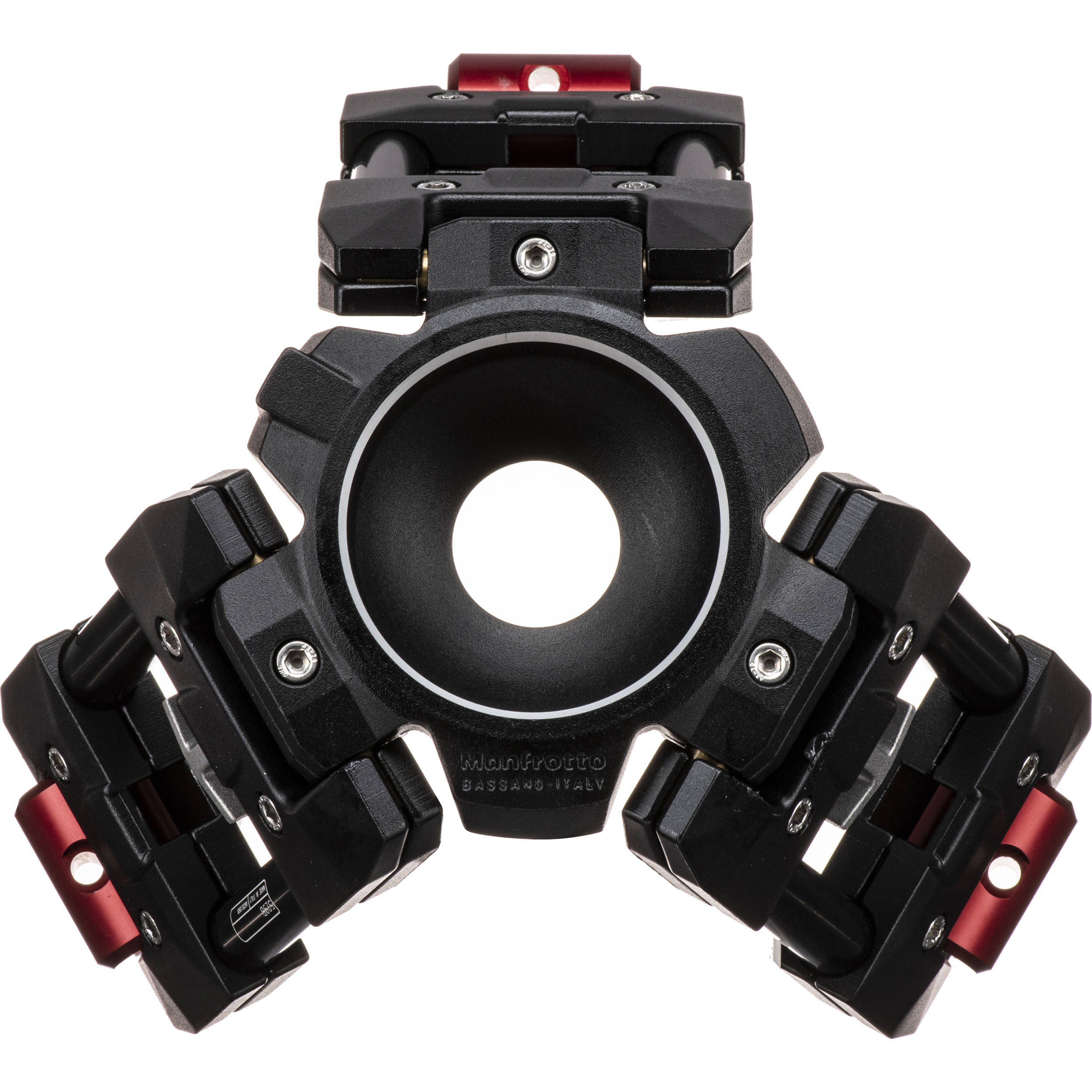 Hi-hat Manfrotto à double pied en aluminium avec bol de 100 mm