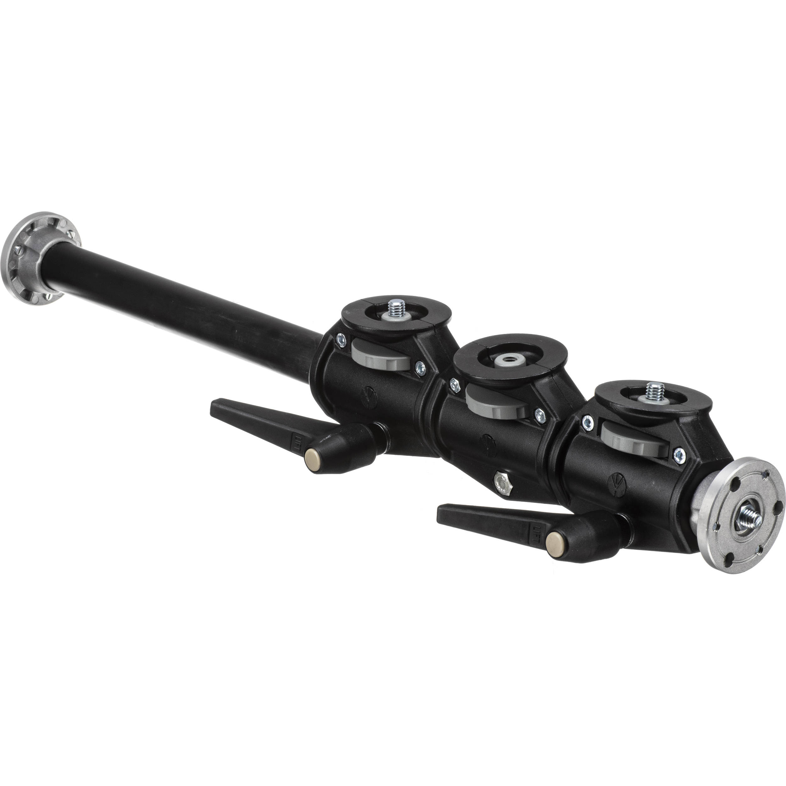 Bras horizontal Manfrotto noir pour fixer 4 têtes