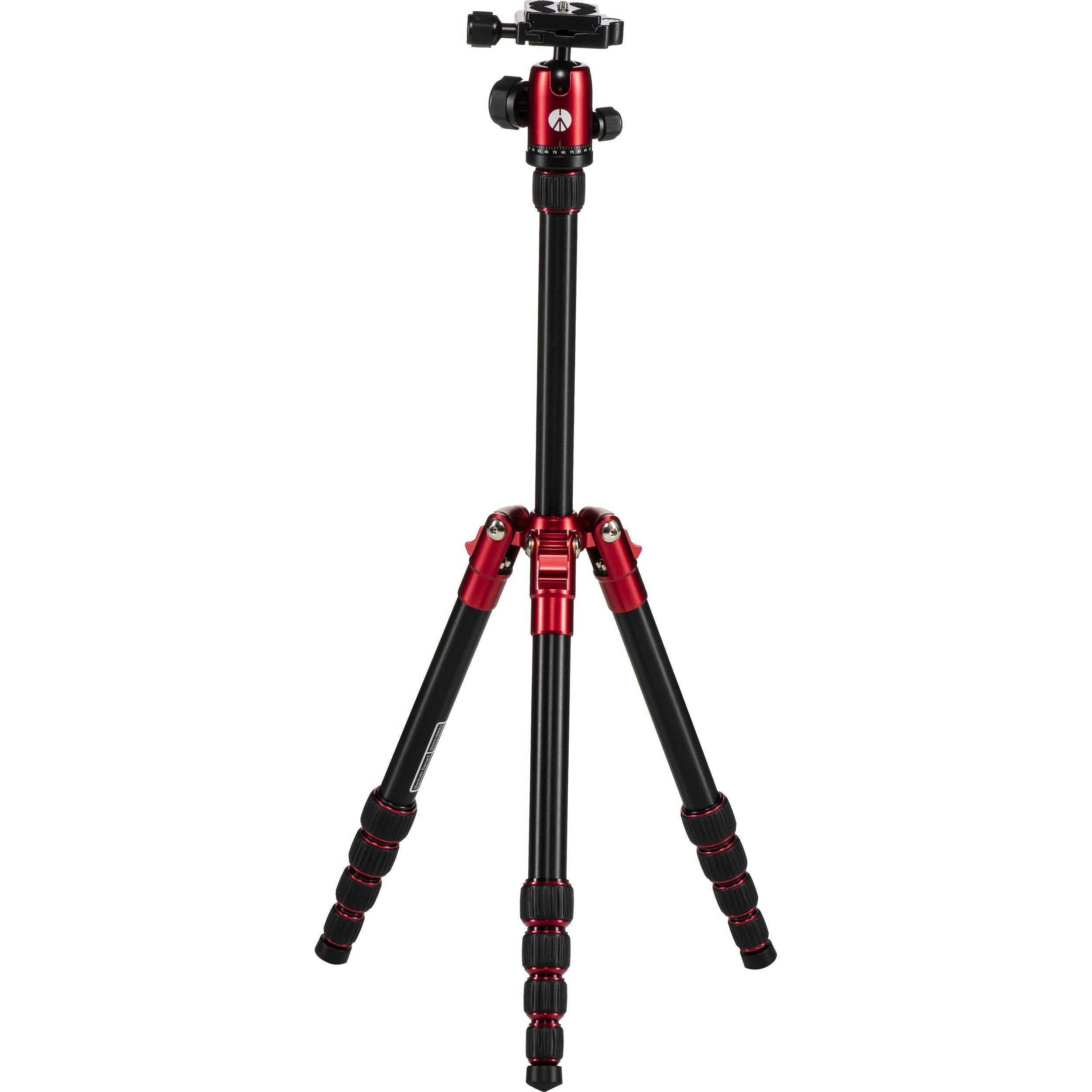 Kit trépied Manfrotto Element Small en aluminium rouge