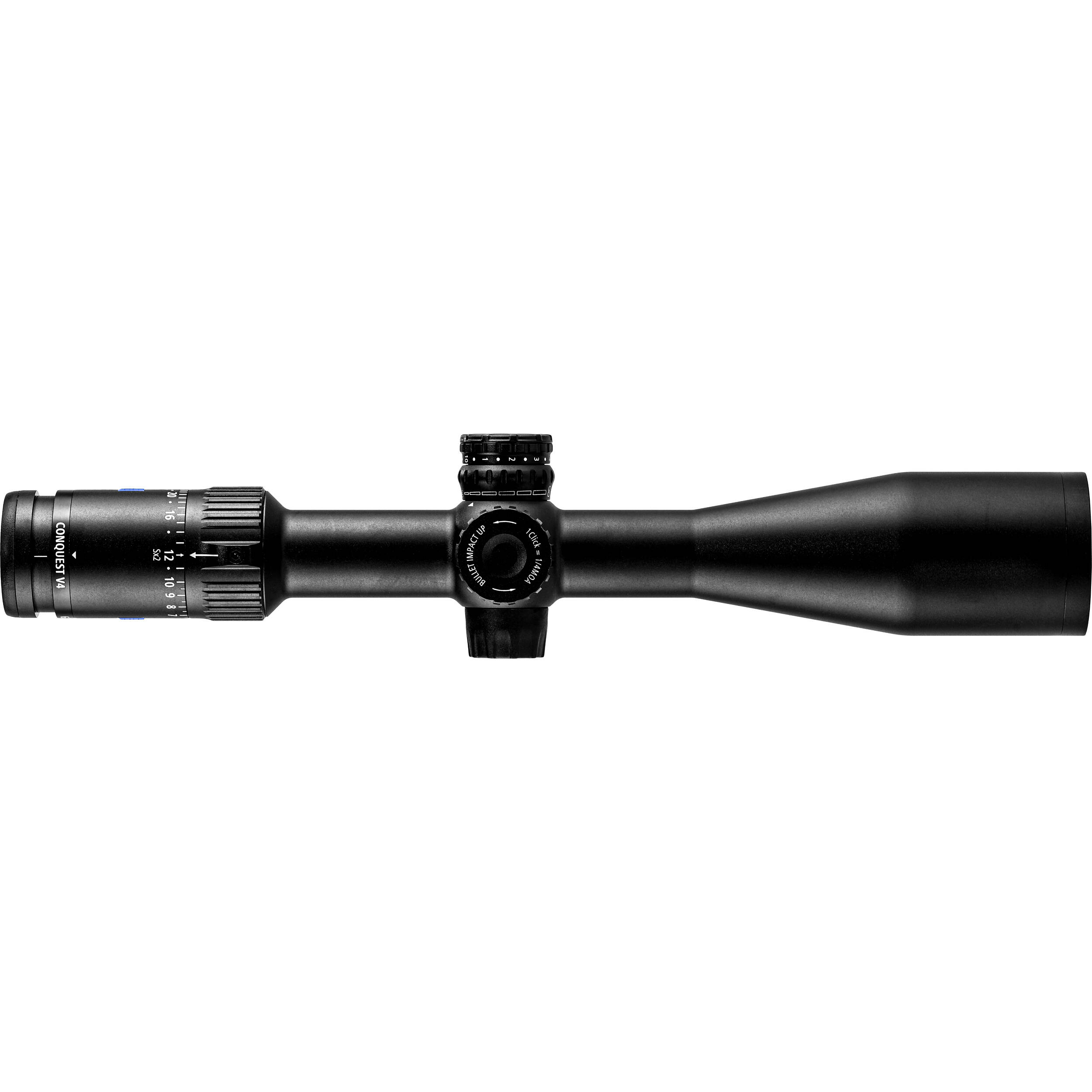 Zeiss Conquest V4 6-24X50 W/ #65 ZMOAi - T20 Illuminated Ballistic Reticle