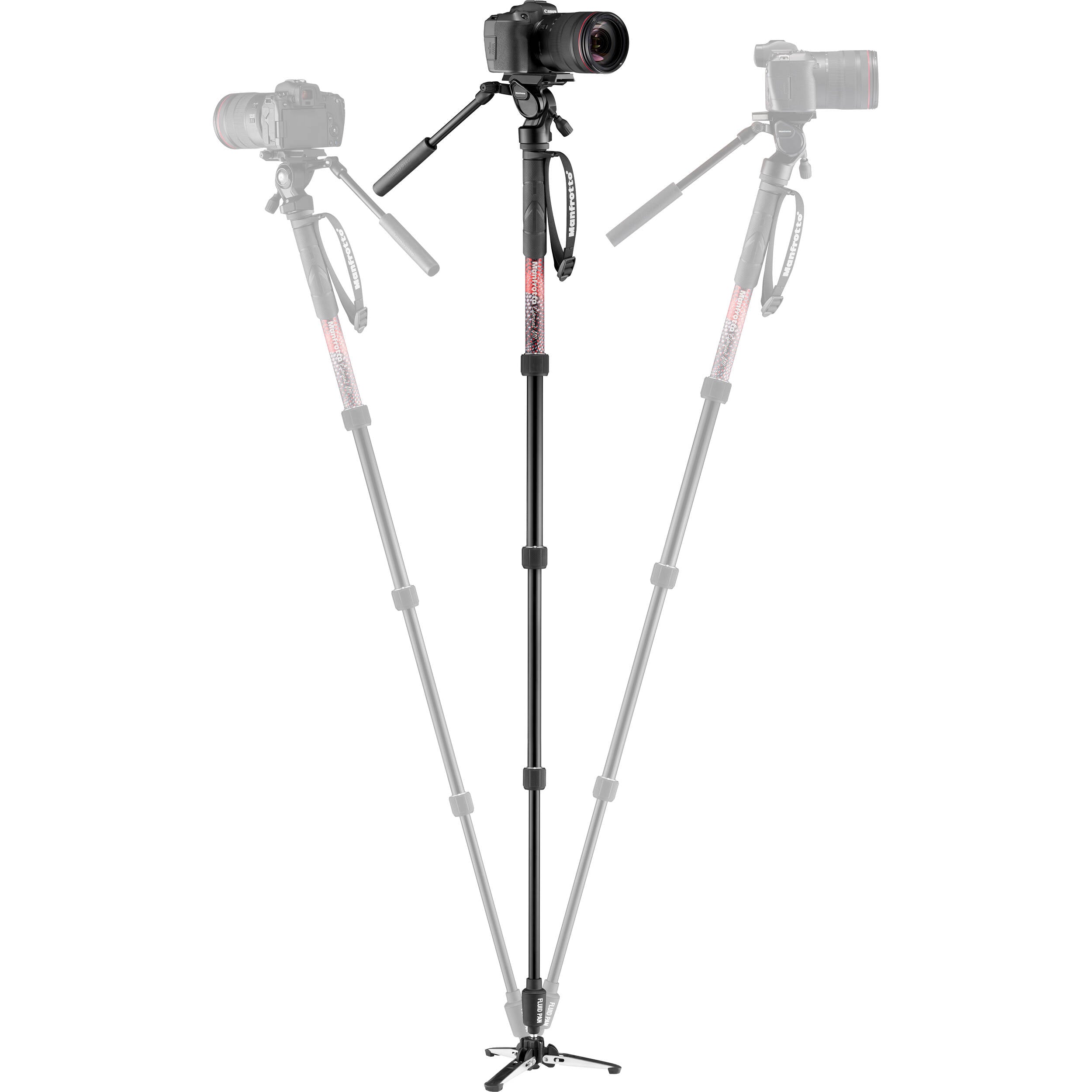 Kit monopode vidéo Manfrotto Element MII
