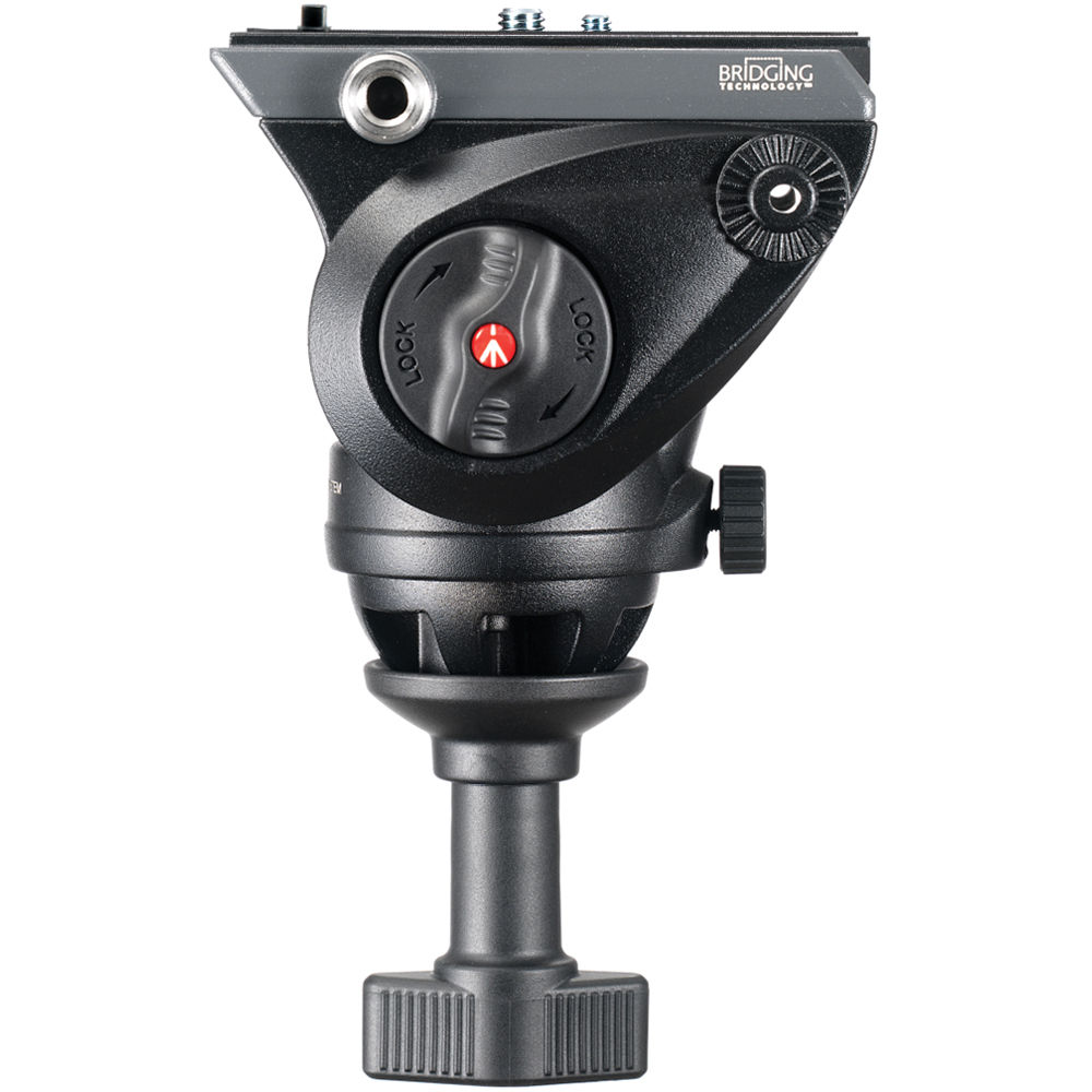 Trépied Manfrotto 502AM à deux jambes avec rotule vidéo 500A