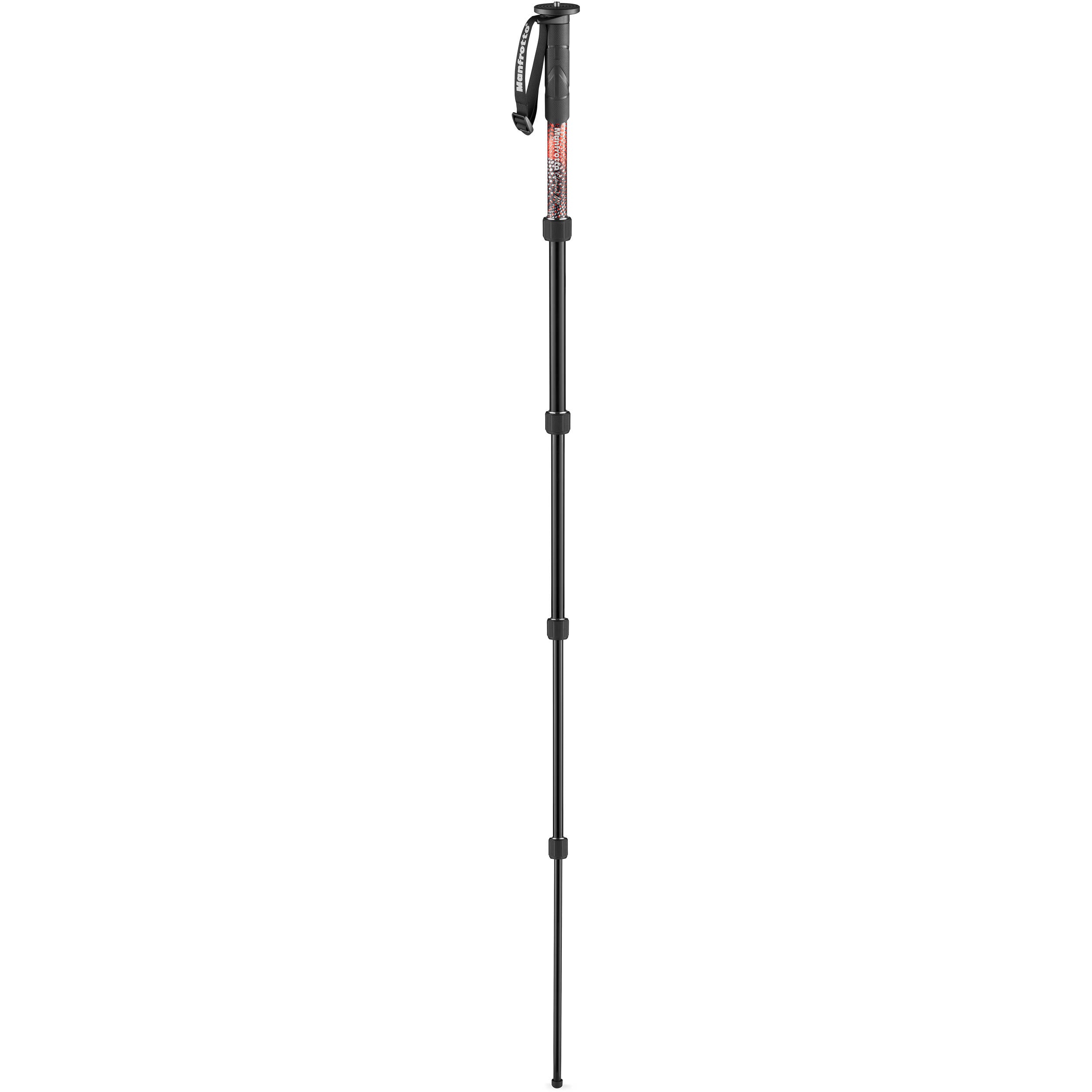 Manfrotto Element MII Alu 5-Section Monopod Red