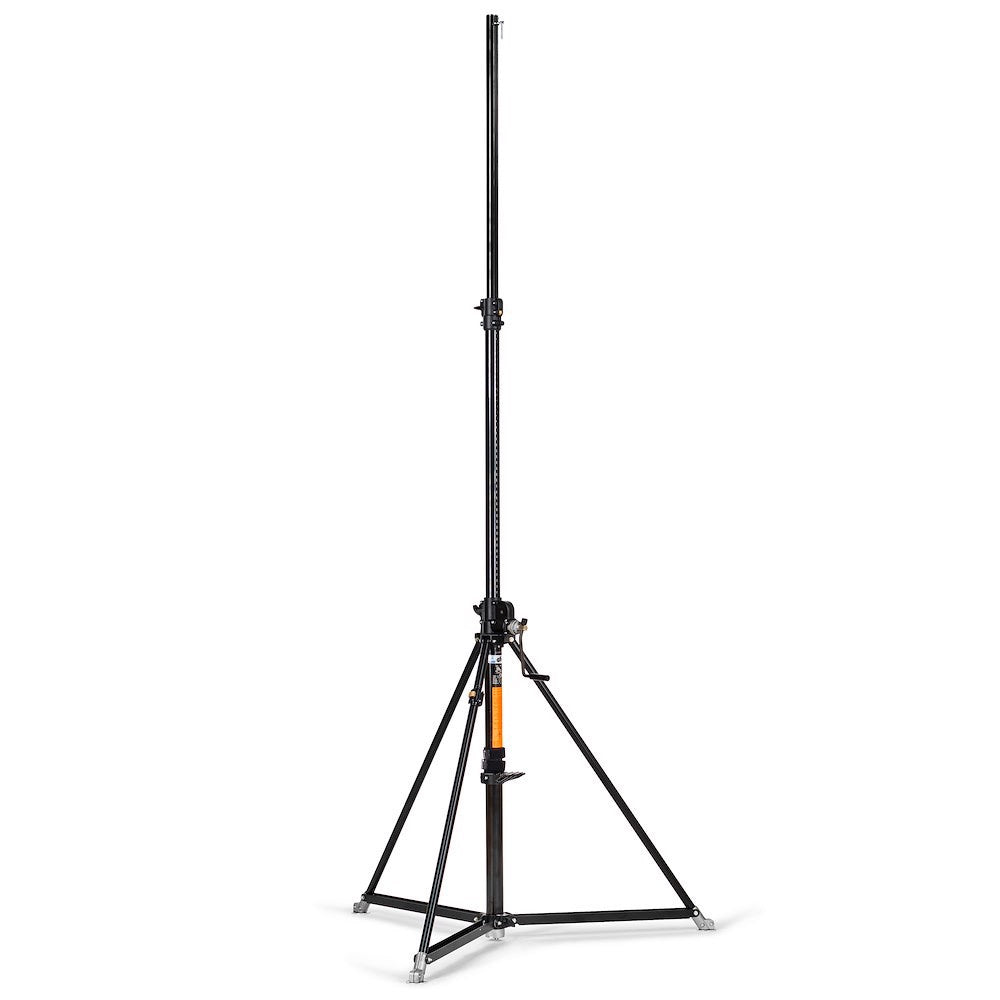 Support à engrenages Manfrotto en acier noir