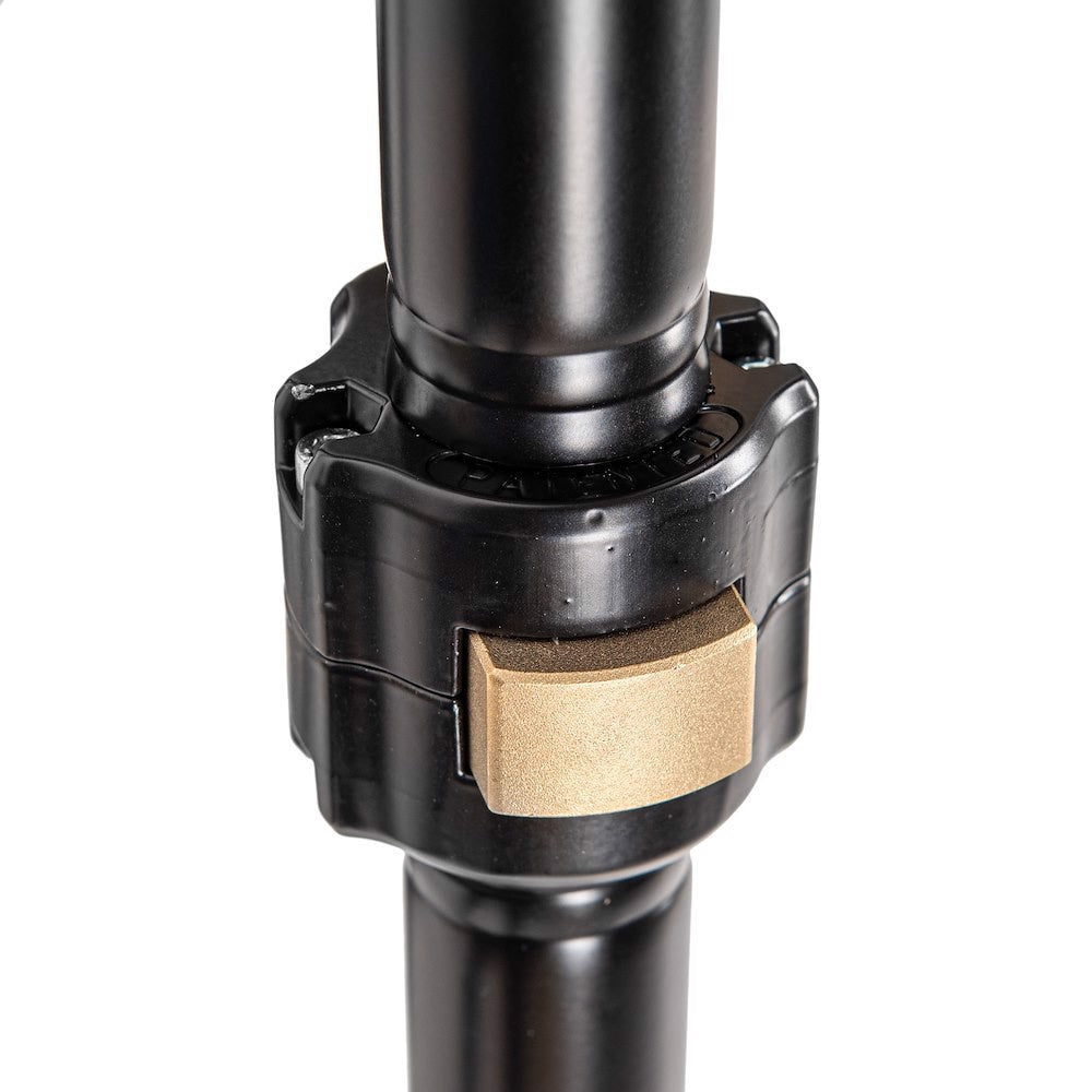 Support à engrenages Manfrotto en acier noir