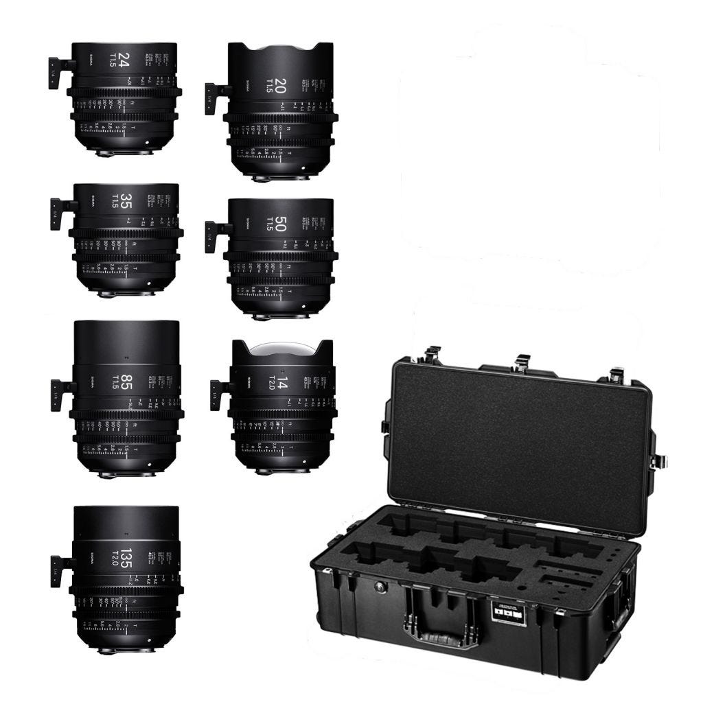SIGMA FF High Speed Prime - 7 Lens Set with PMC-004 Case