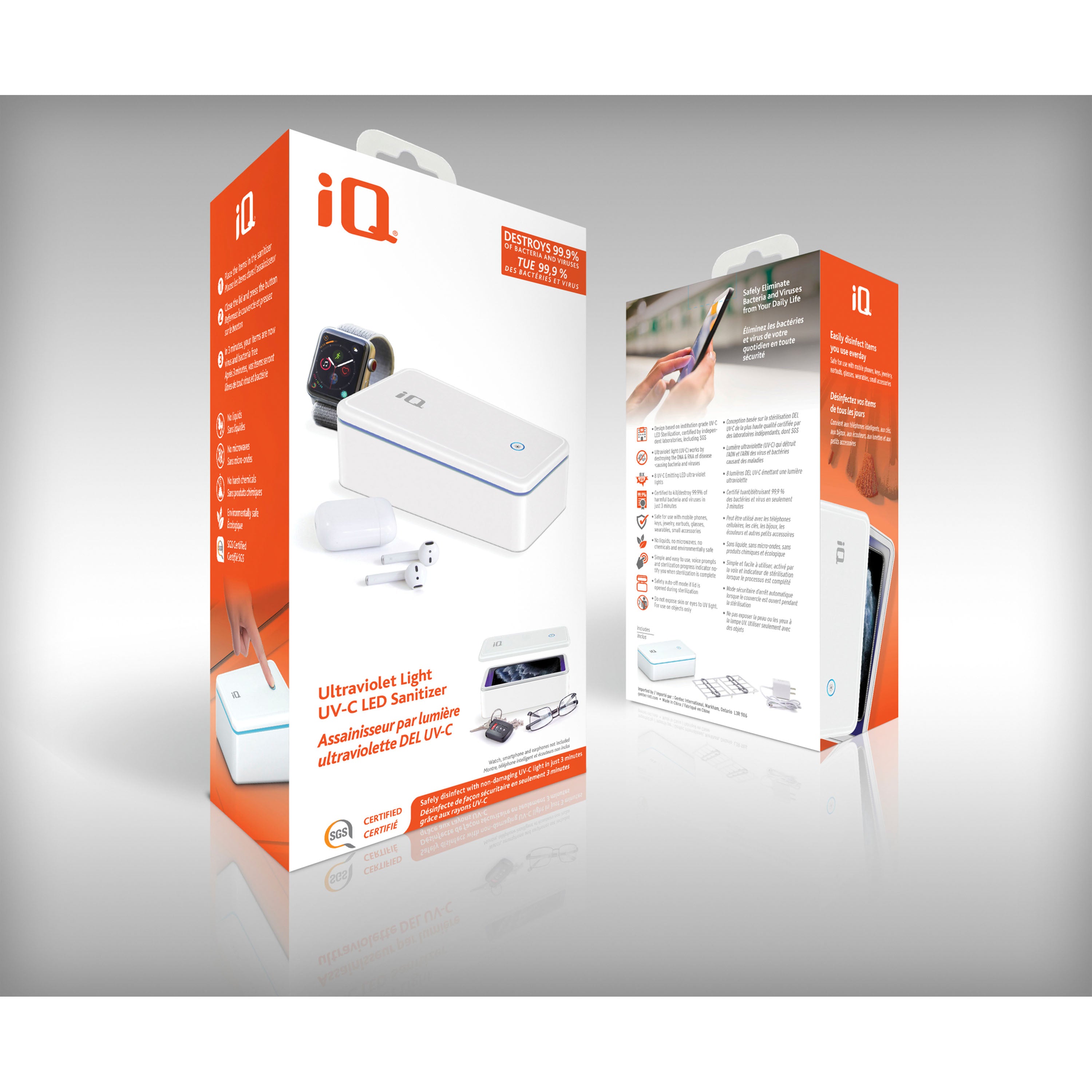 iQ UV Sanitizer for Phones, Wearables and Accessories