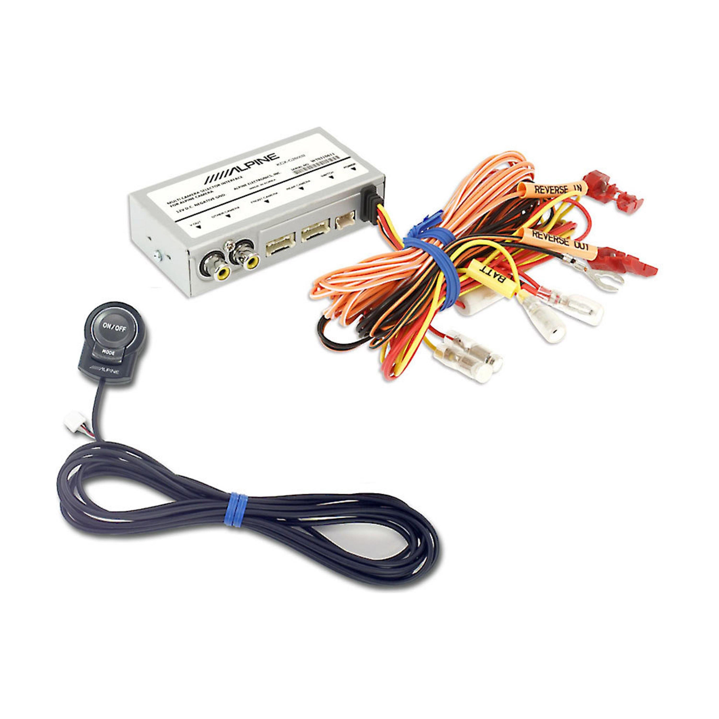 Sélecteur universel pour deux caméras Alpine KCX-C2600B