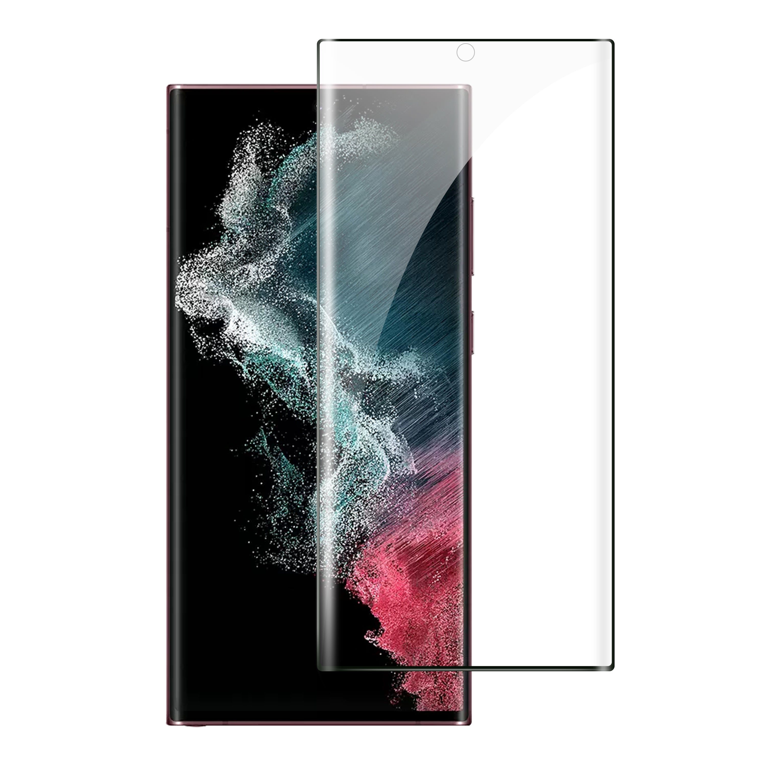 Protection d'écran en verre hybride flexible iShieldz MAX PROTECT pour Galaxy S22/S23