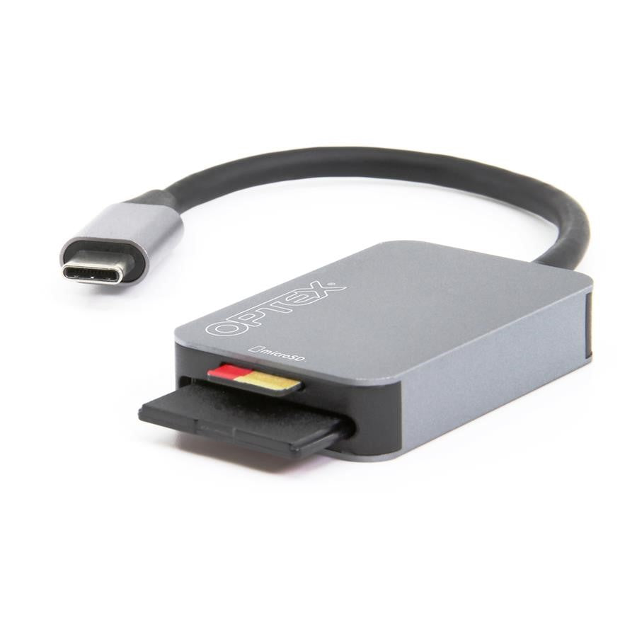Lecteur/graveur de cartes SD/MicroSD Optex UHS-II USB-C