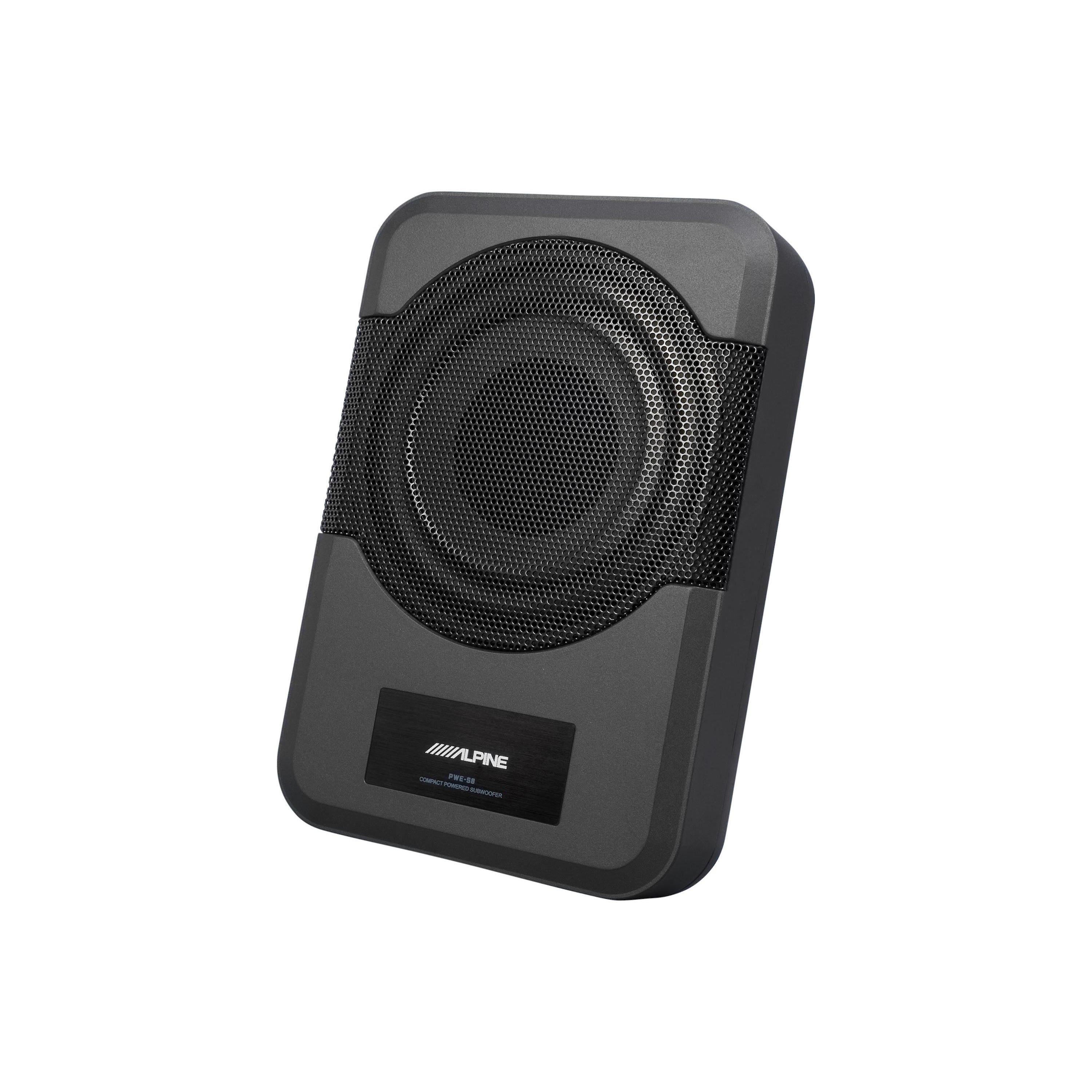 Subwoofer compact amplifié Alpine PWE-S8 de 120 watts