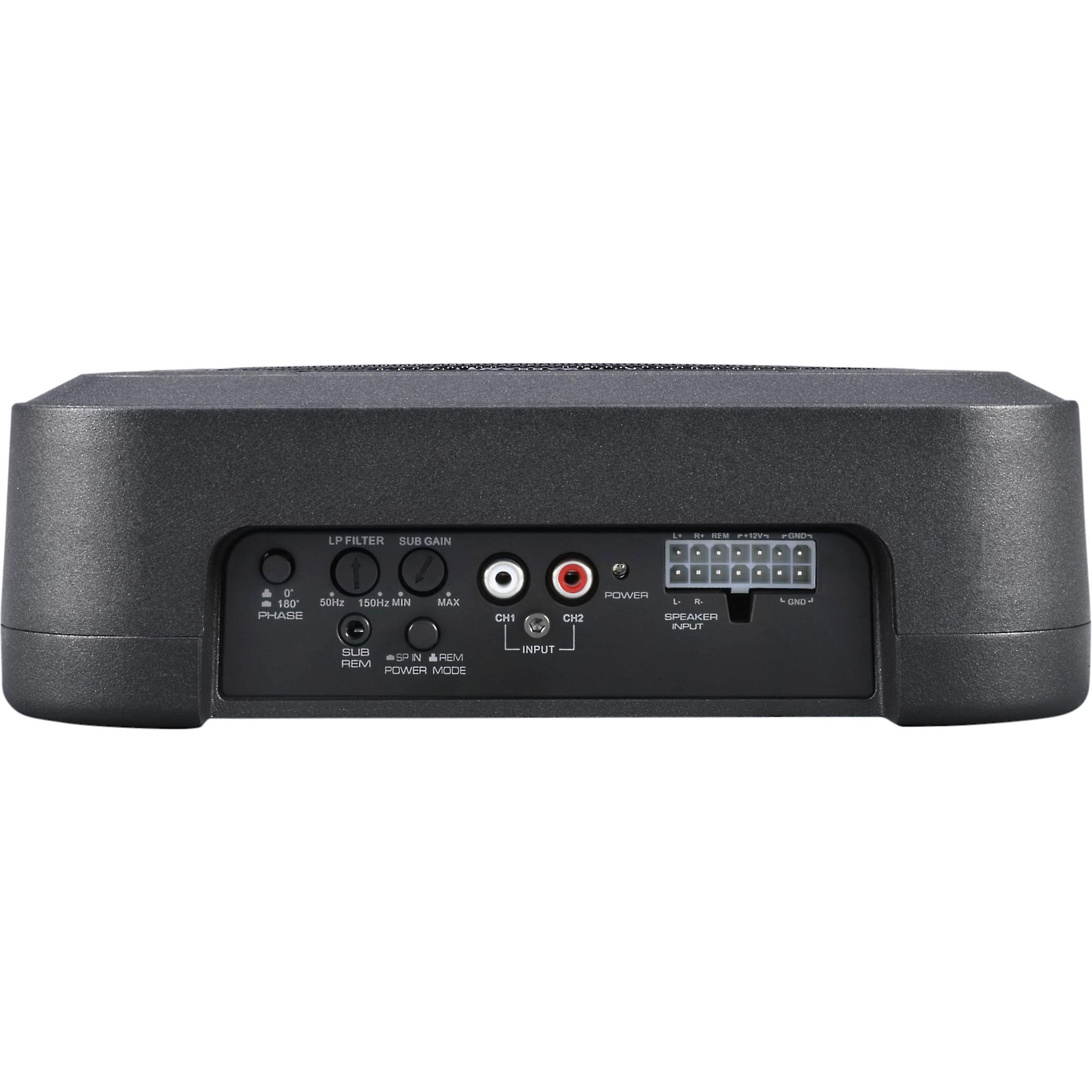 Subwoofer compact amplifié Alpine PWE-S8 de 120 watts