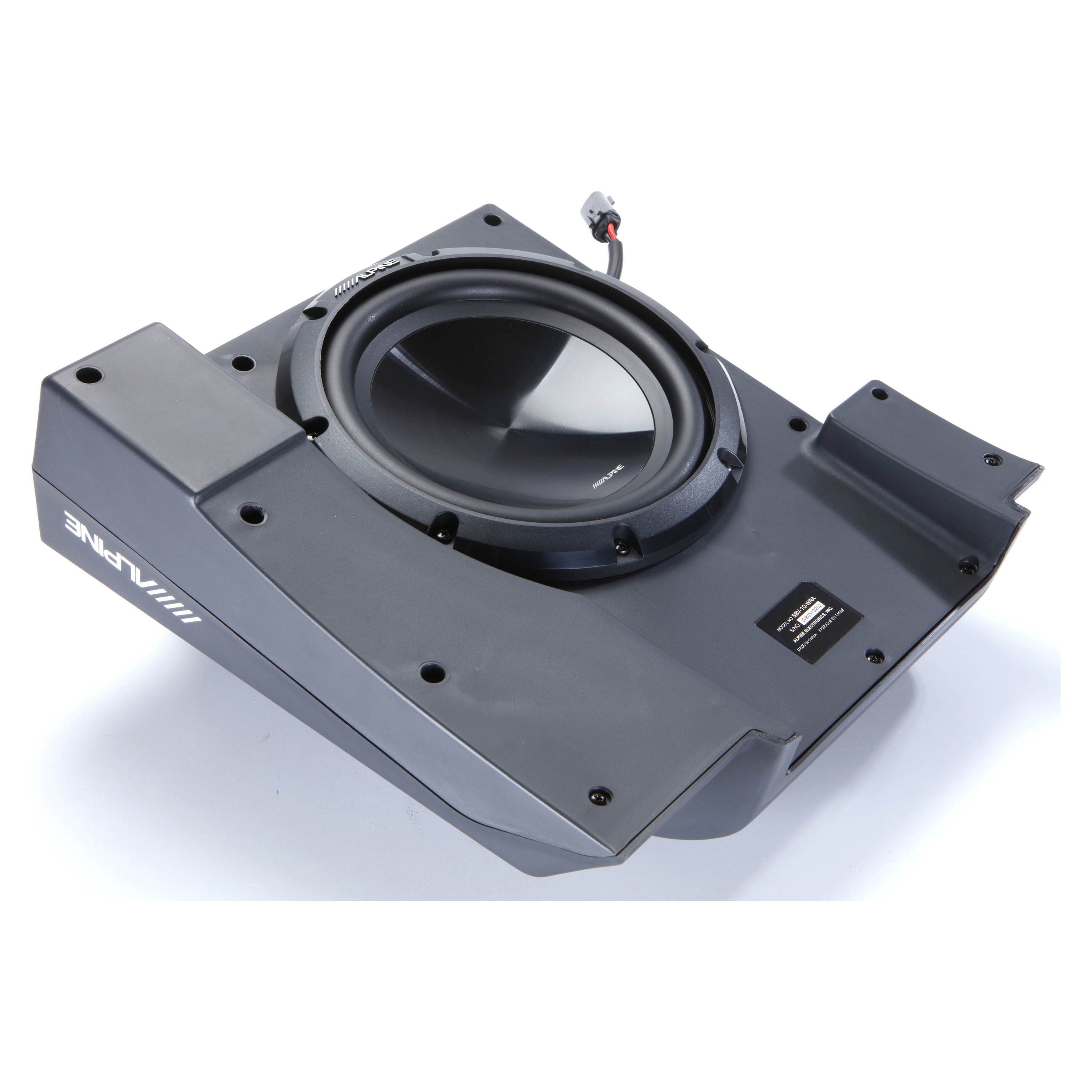 Caisson de basses étanche Alpine SBV-10-WRA 10 pouces pour Jeep Wrangler 2007-2017