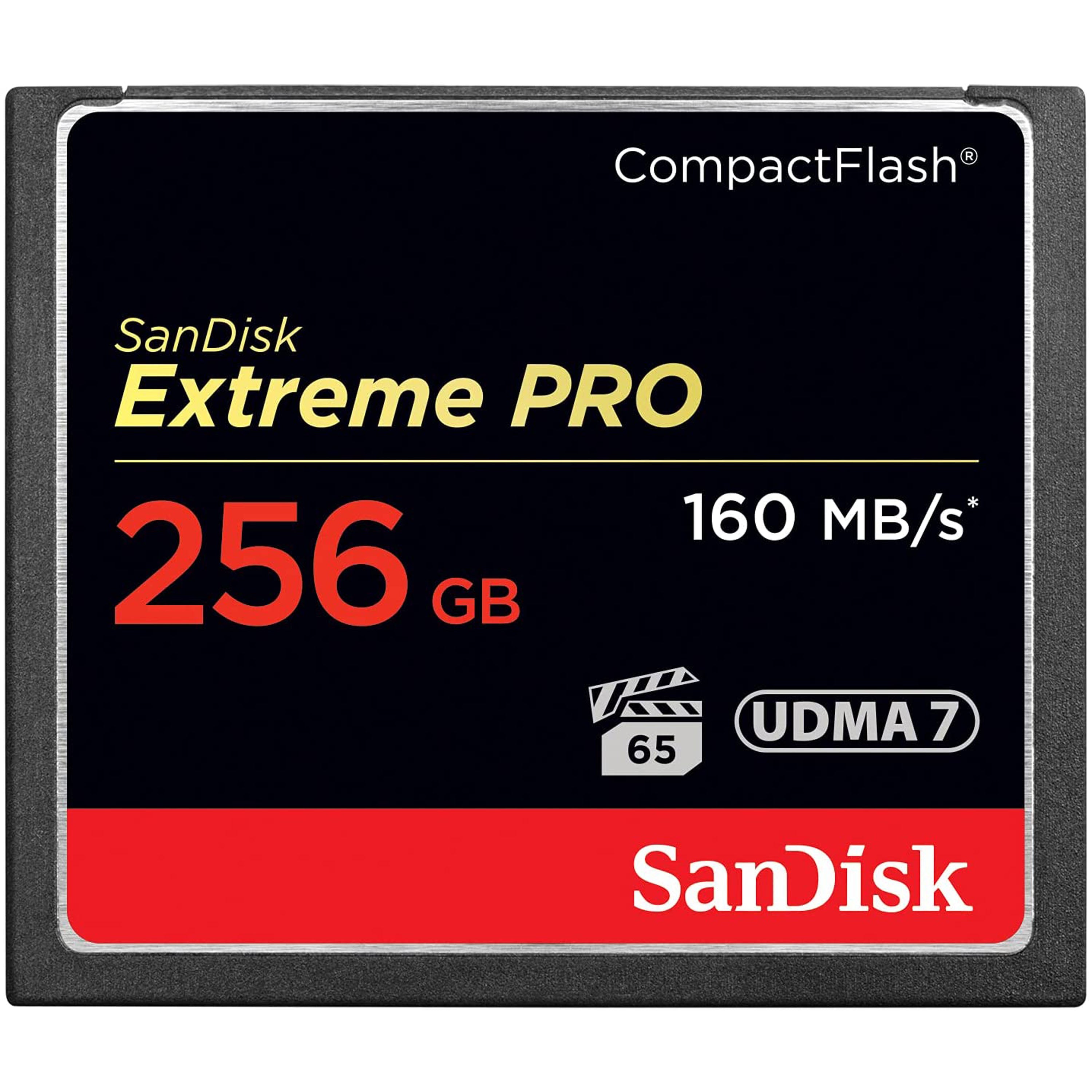 Sandisk Extreme PRO 256GB CompactFlash 160MB/s
