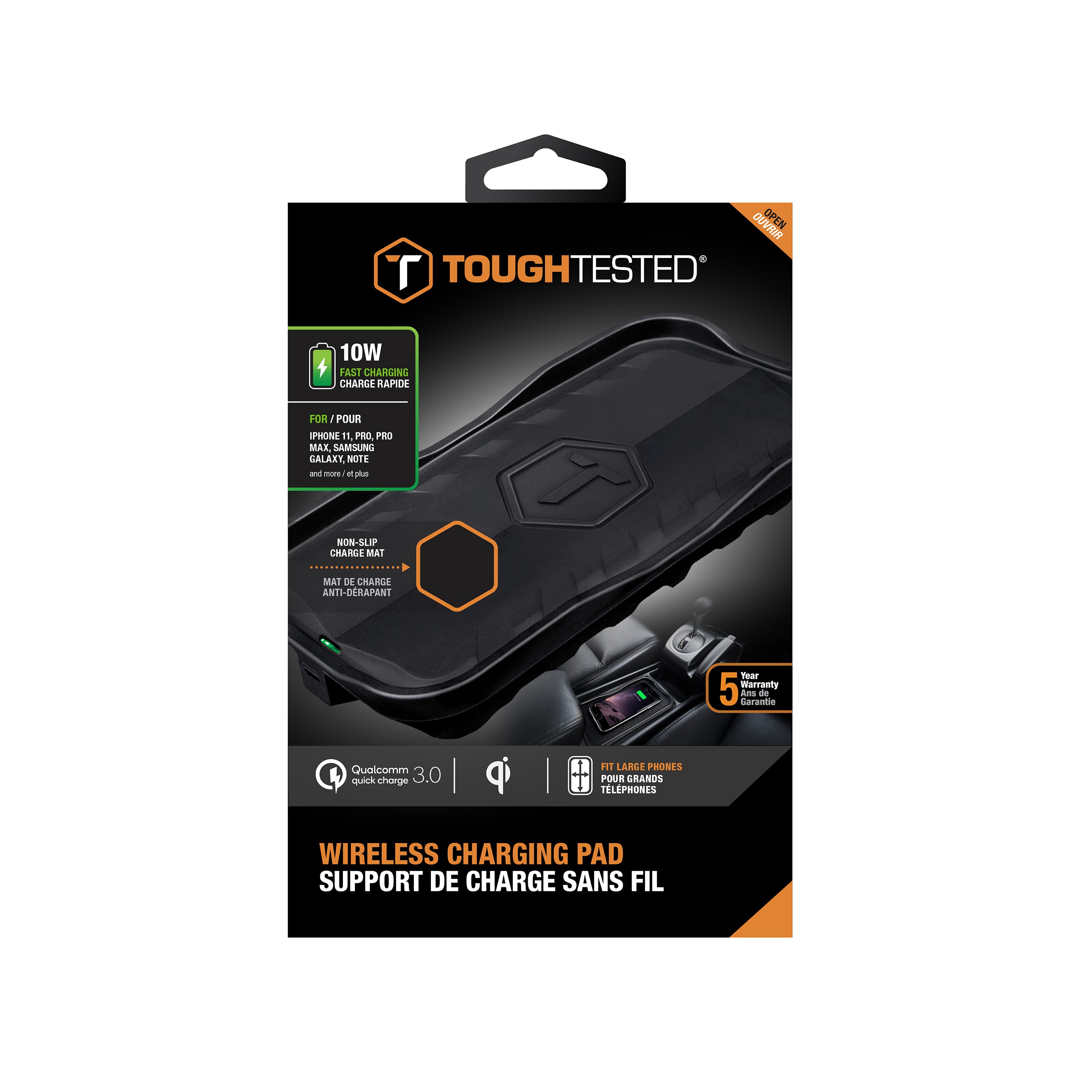 Chargeur rapide sans fil ToughTested