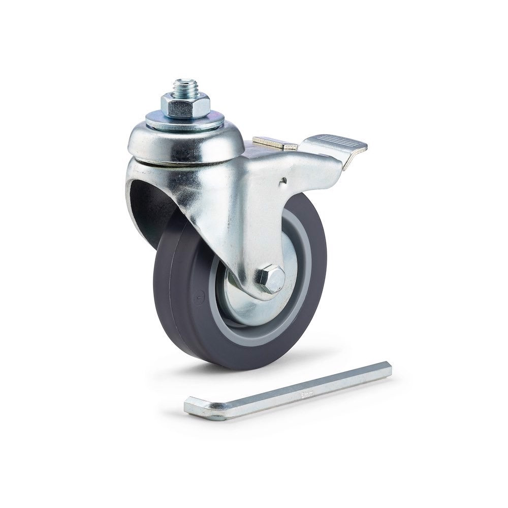 Jeu de 3 roues Manfrotto 75 mm avec freins, filetage M10