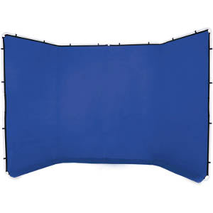 Fond de teint Lastolite Pano 4 m Chromakey Bleu