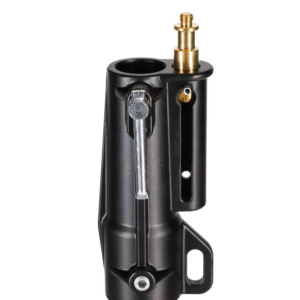 Support à enrouleur Manfrotto en acier noir à 3 sections