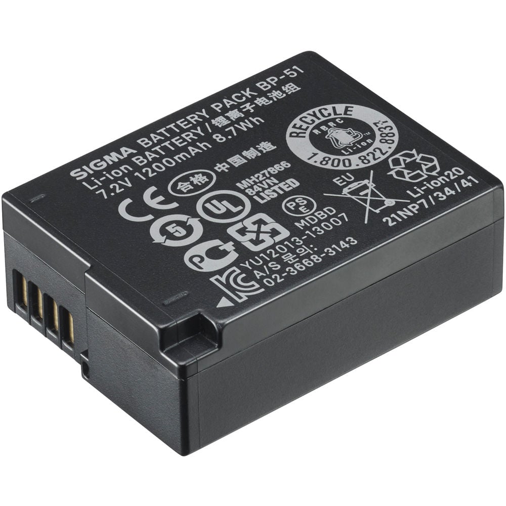 Batterie Li-Ion SIGMA BP-51 pour DP Quattro