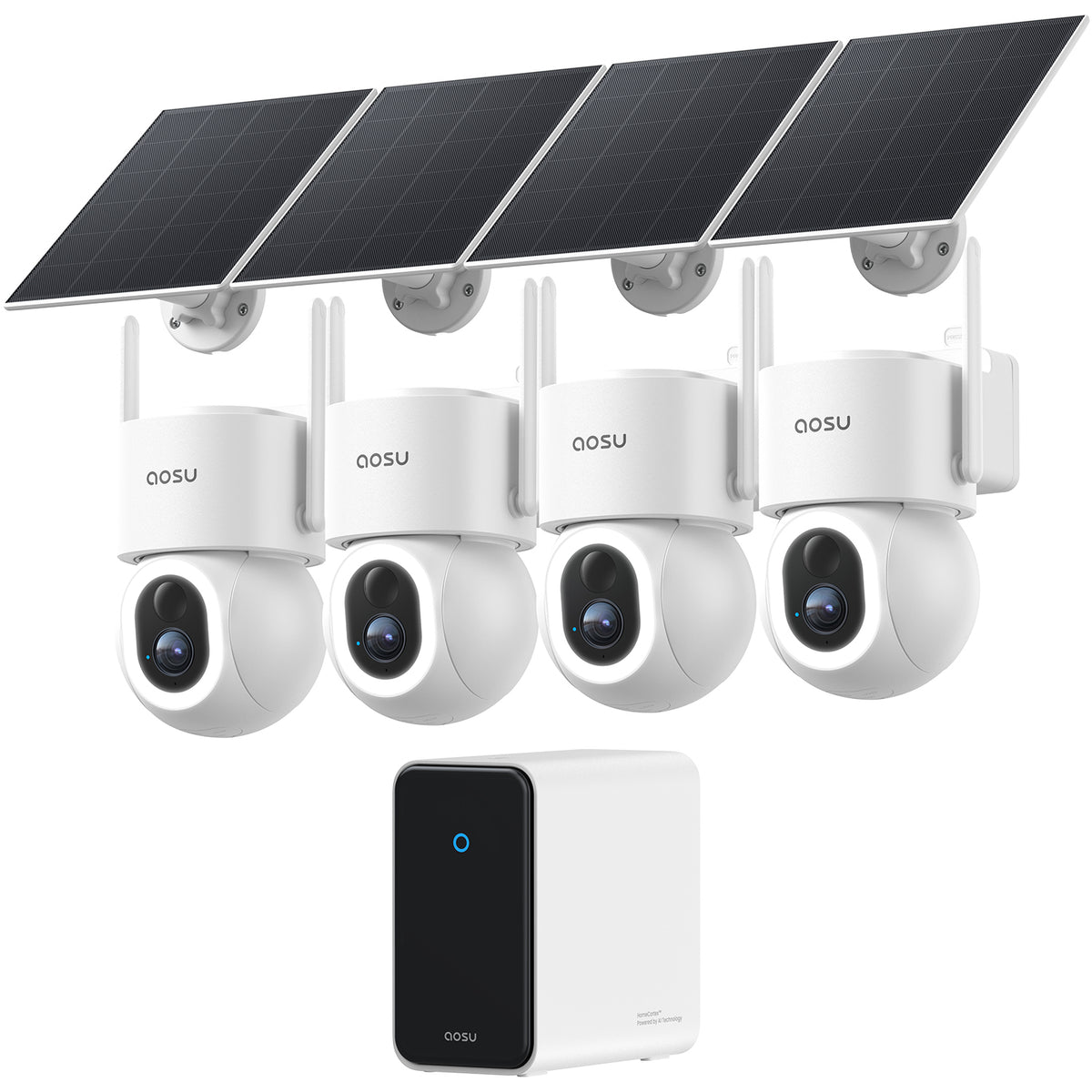 Aosu SolarCam D1 Max System (4 Cameras)