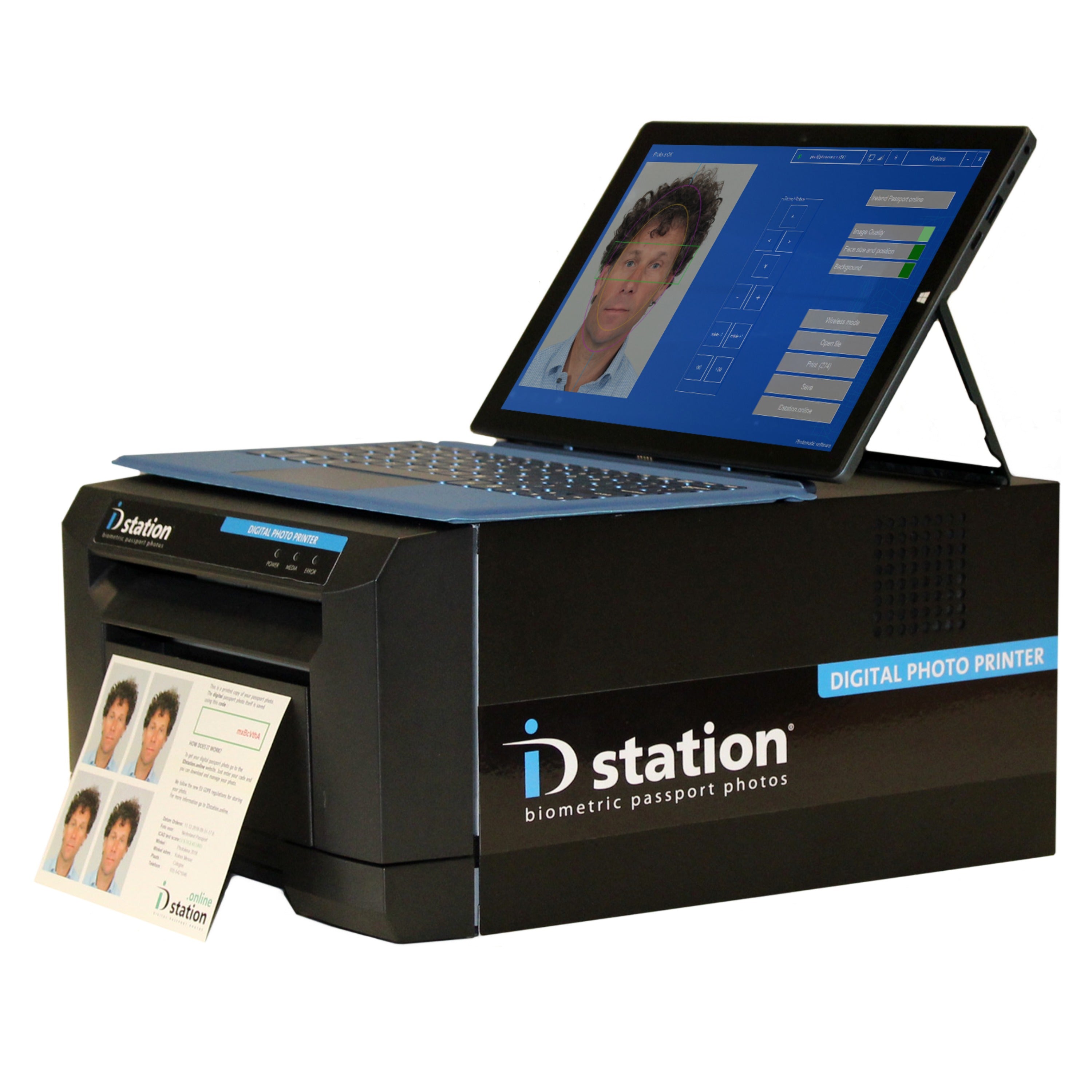ID Station Passport System W11 with Camfi and CS2 Printer