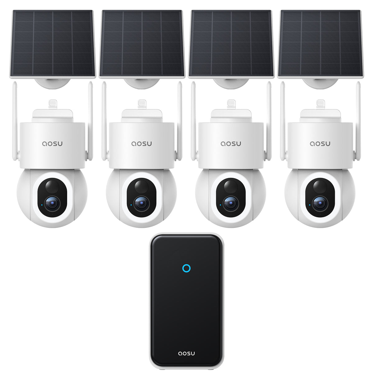 Aosu SolarCam D1 Max System (4 Cameras)