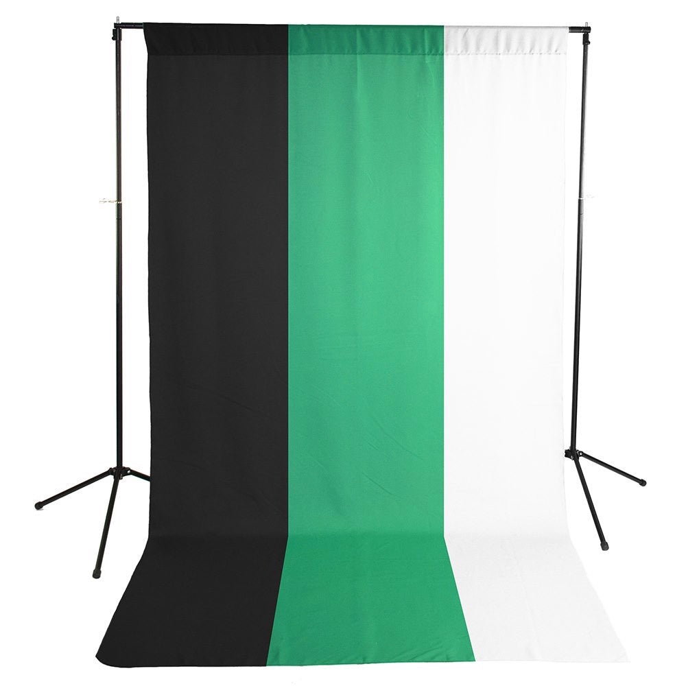 Savage Economy Stand Kit Wrinkle-Resistant Polyester Background White/Black/Green