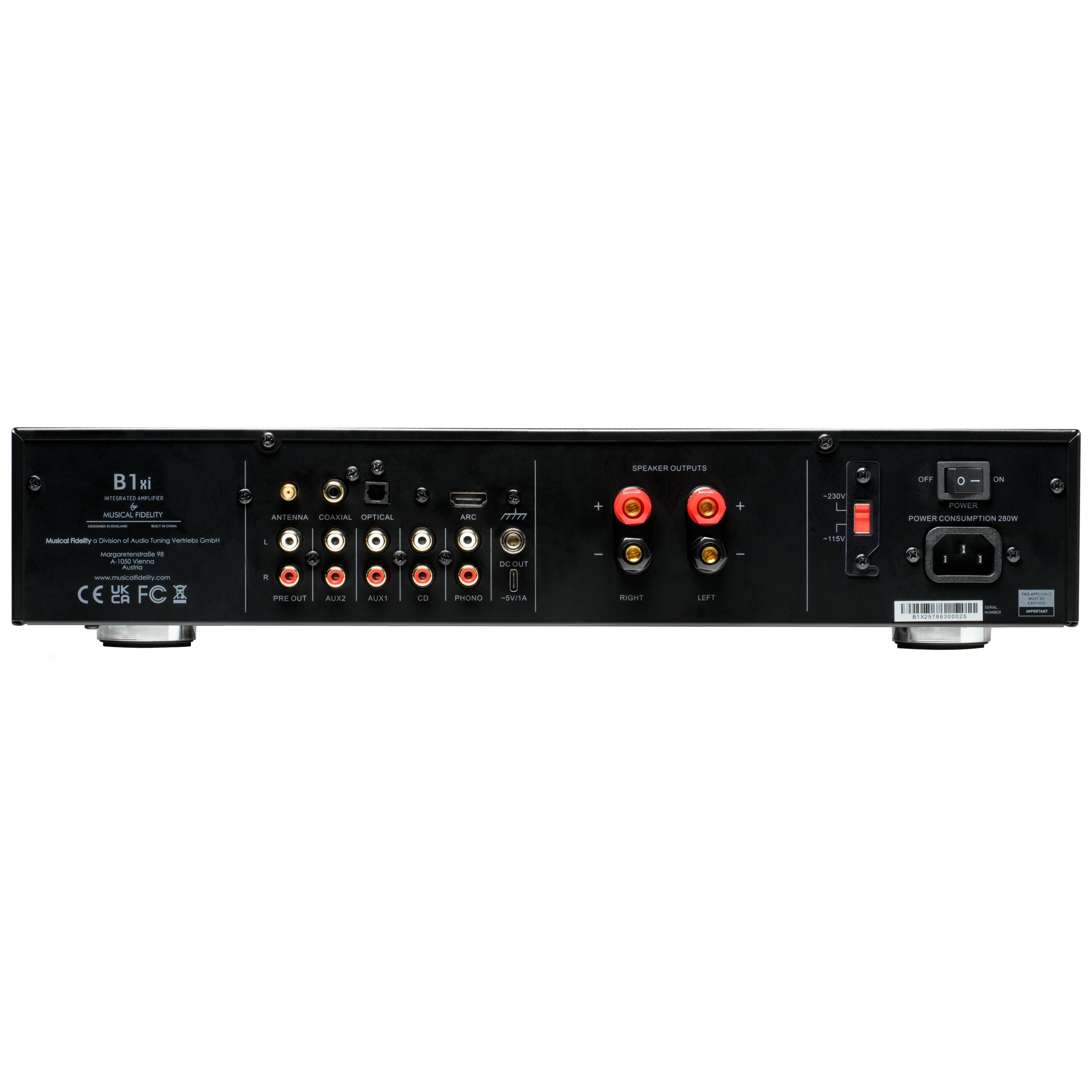 アンプ musical fidelity B1 Musical Fidelity B1XI Integrated Amplifier