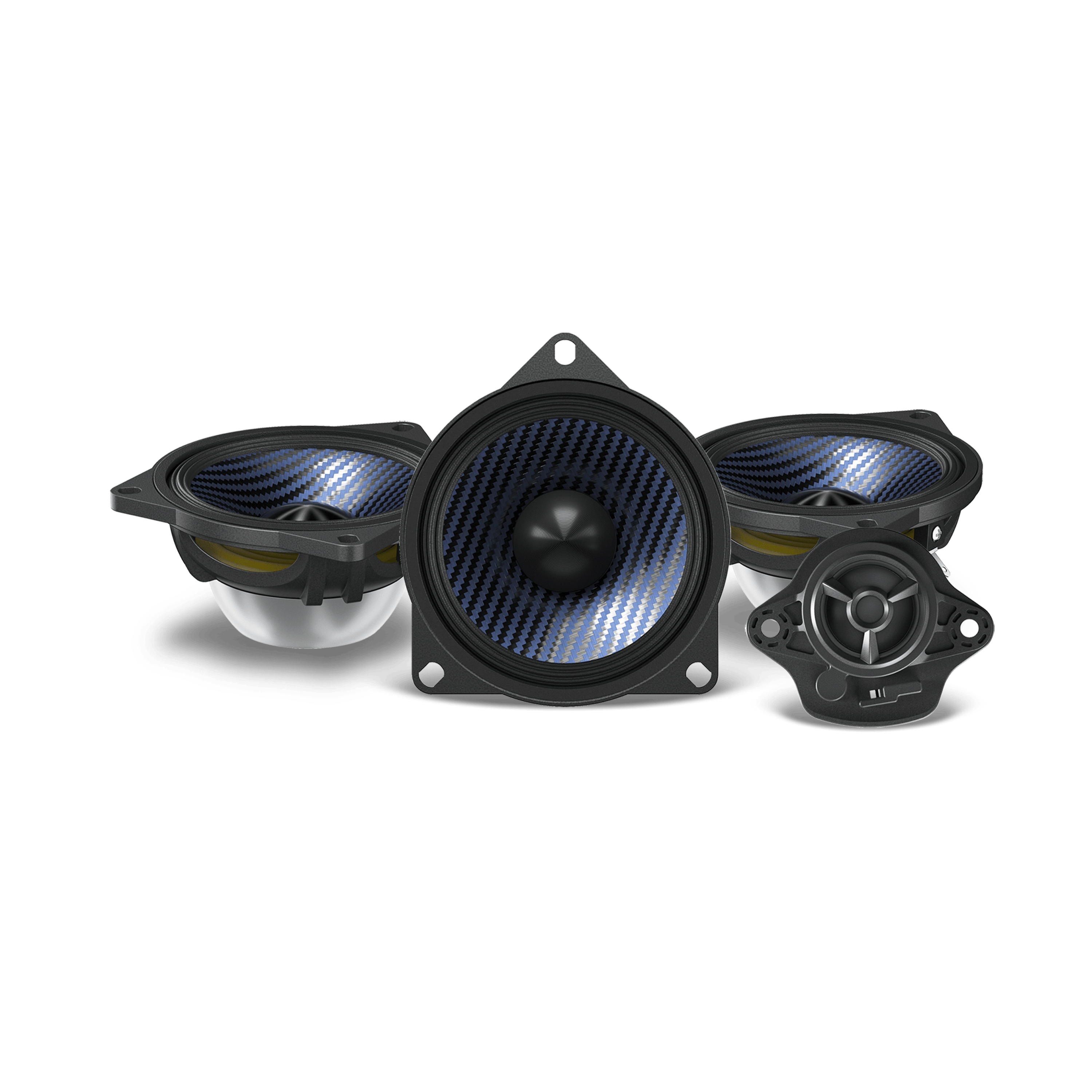 Alpine EV-40M-T 4" Front Dash Speaker Upgrade Kit for 2017-24 Tesla Model 3 & 2020-24 Tesla Model Y
