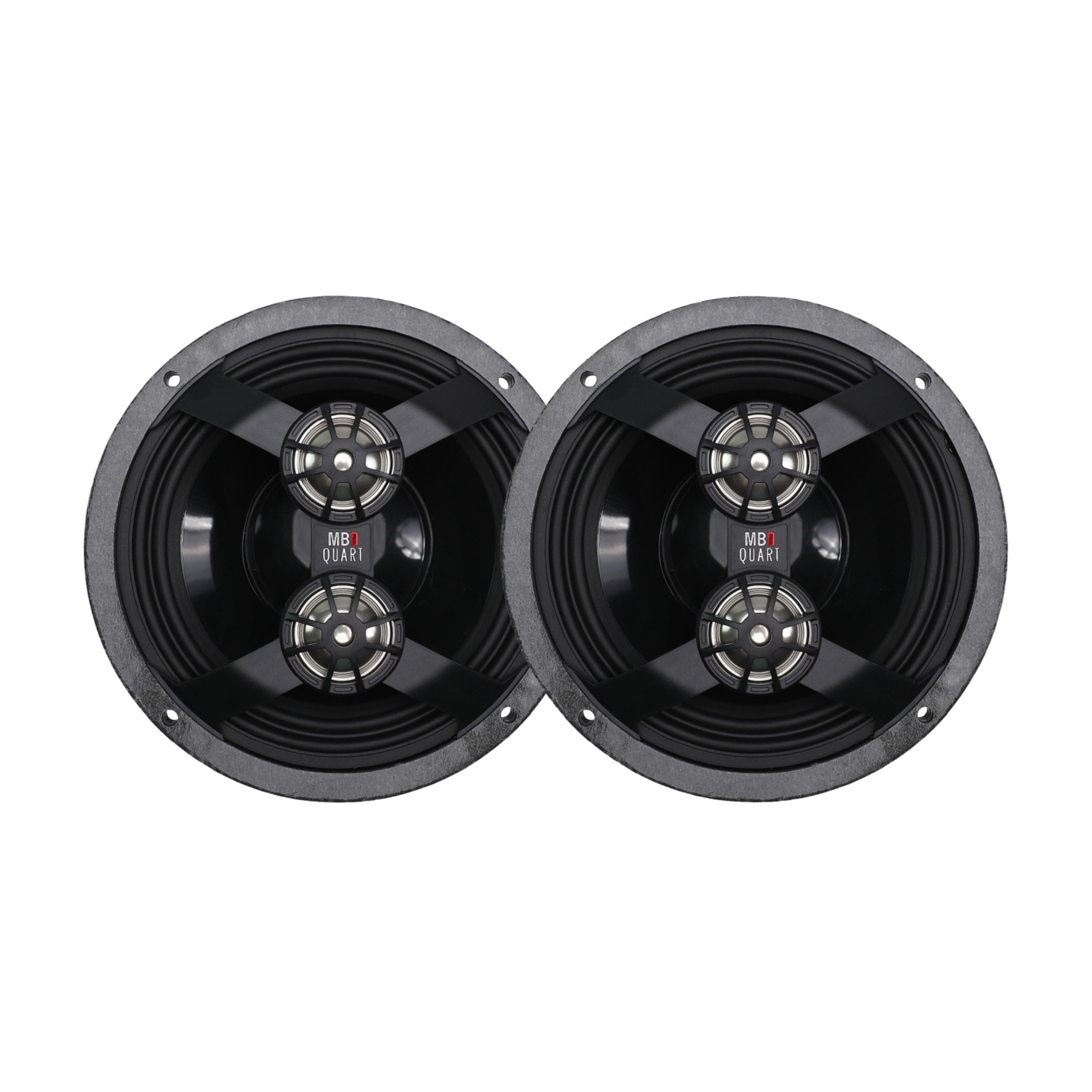 MB Quart HC1-116DT 6.5" 3-Way 2 Ohm Coaxial Speaker System for Harley-Davidson - Directly Upgrades the Front Speakers.