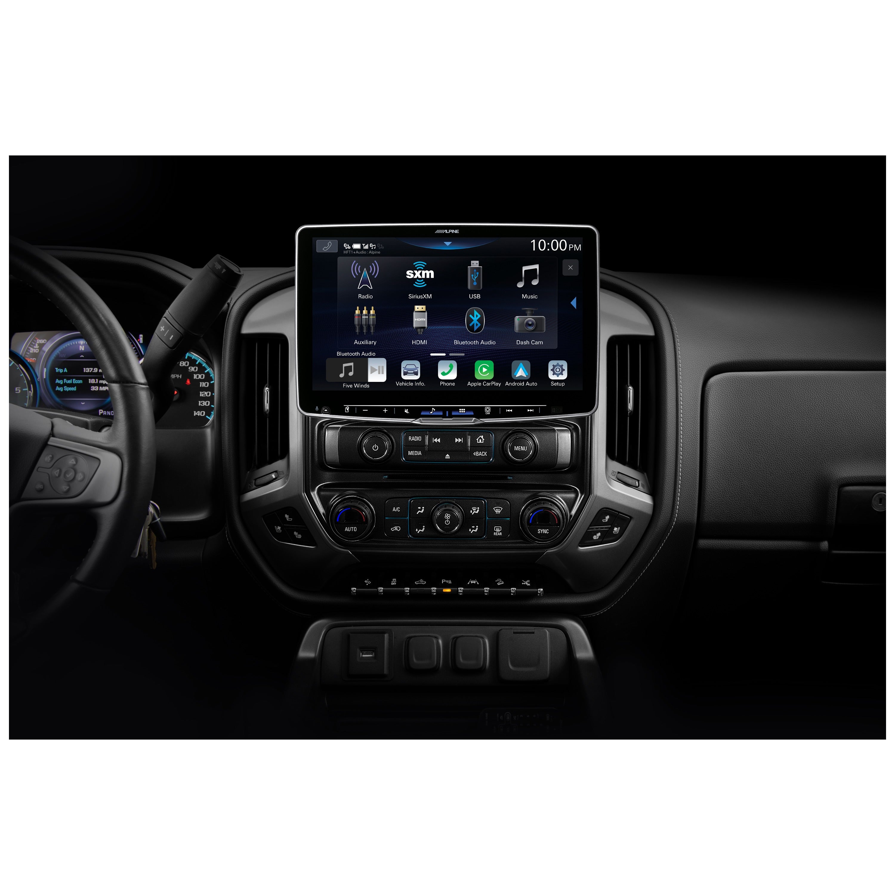 Alpine iLX-F511 Halo11 Digital Multimedia Receiver with 11-inch HD Display and Hi-Res Audio Playback With SiriusXM Tuner