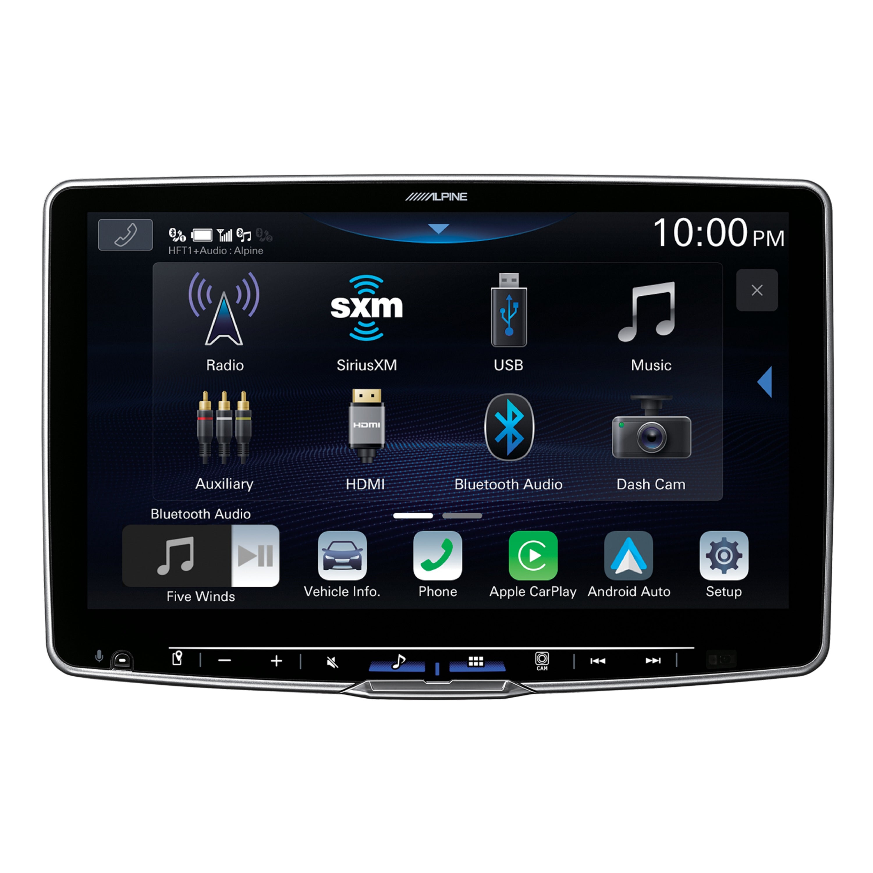 Alpine iLX-F511 Halo11 Digital Multimedia Receiver with 11-inch HD Display and Hi-Res Audio Playback With SiriusXM Tuner