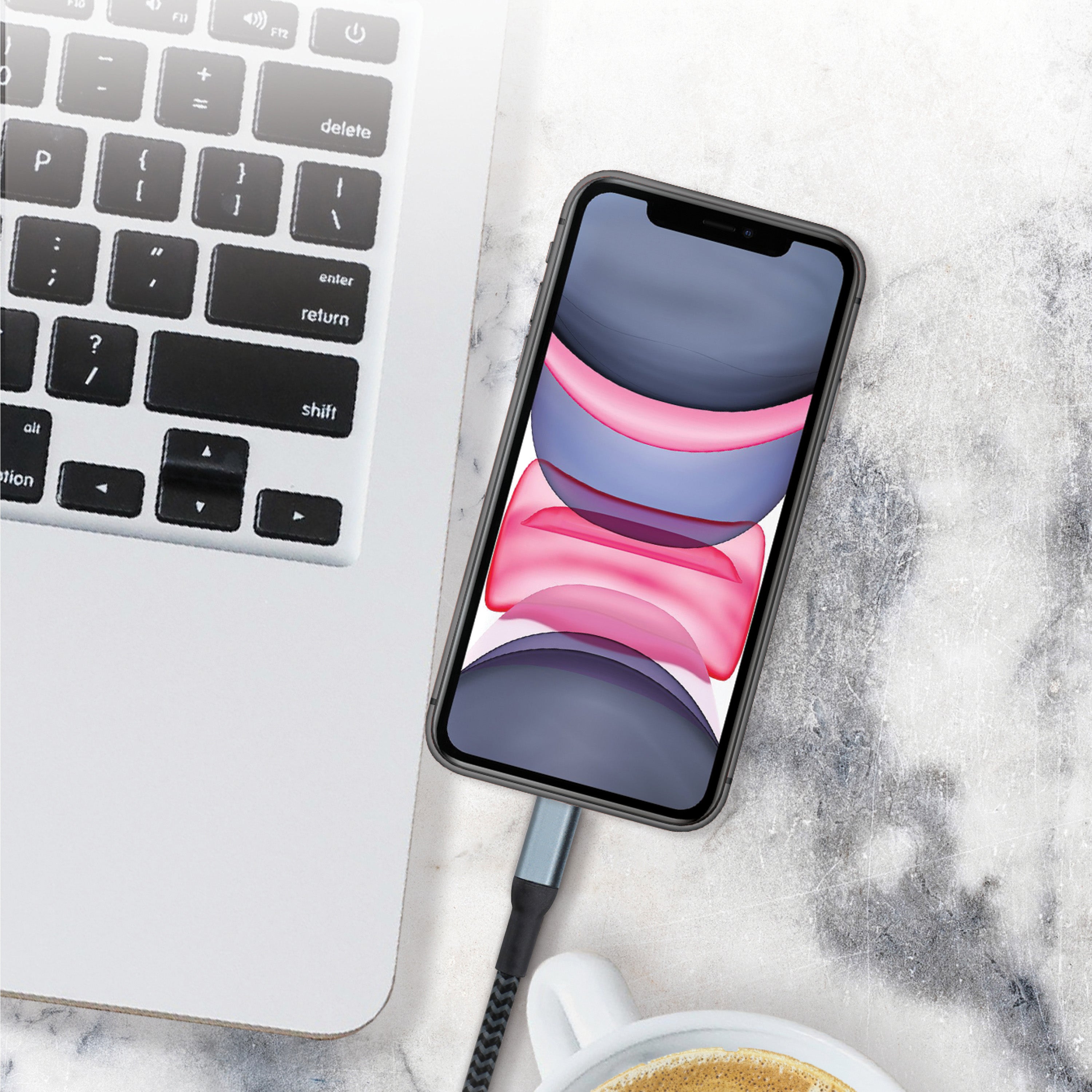 iQ USB Type-C to Lightning Cable - Braided - 3m/10ft
