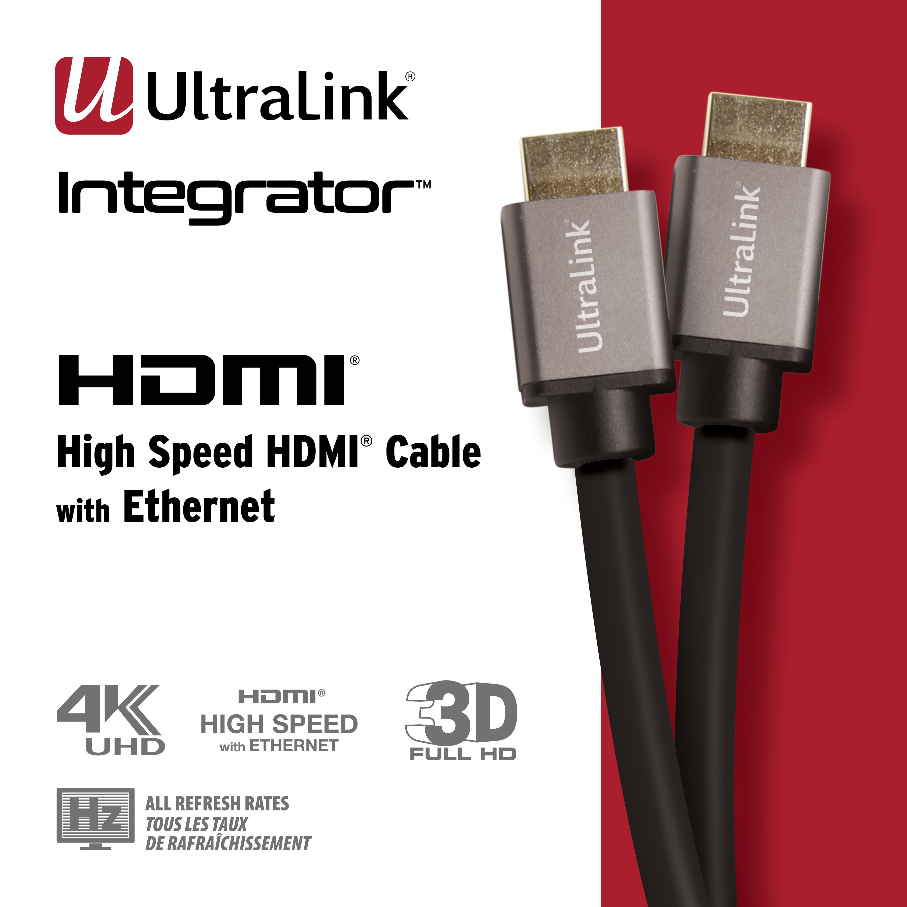 Ultralink Integrator HDMI Cable 18Gbps Premium Certified - 6m/20ft
