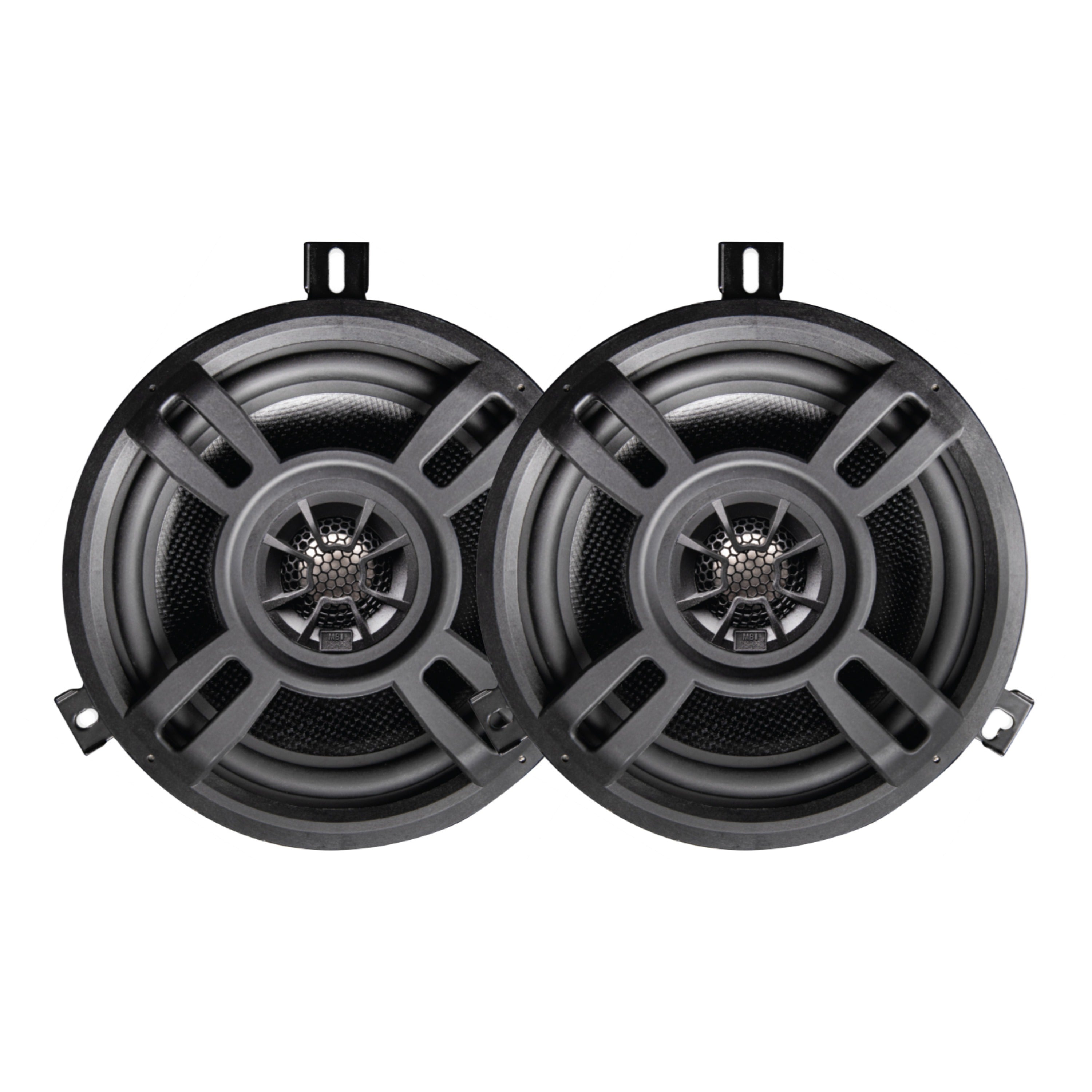 MB Quart JS1-216JK Jeep Wrangler (JK) Convertible Speaker System for Front On/In-Dash and or Rear Factory Speakers