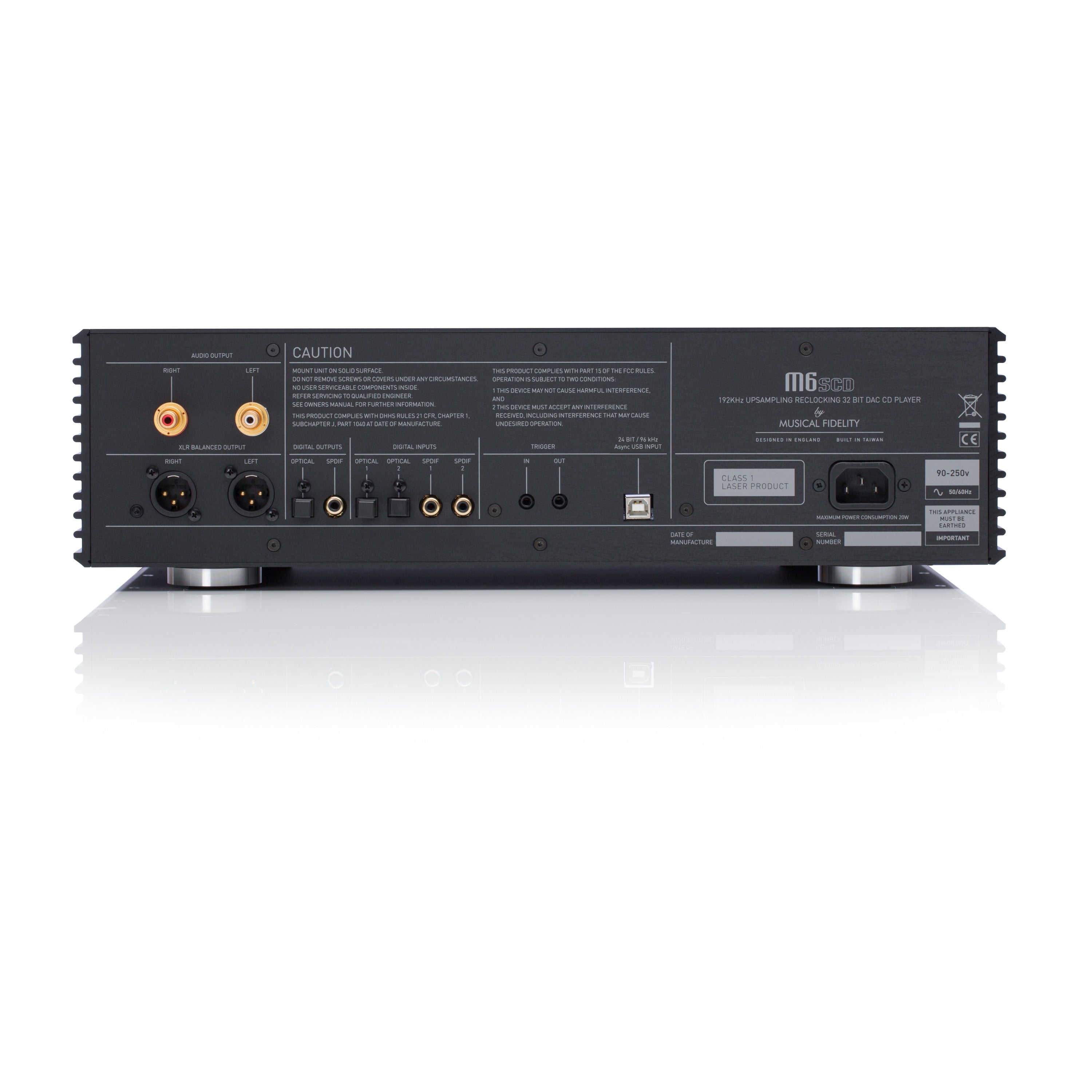 Musical Fidelity M6SCD CD Player