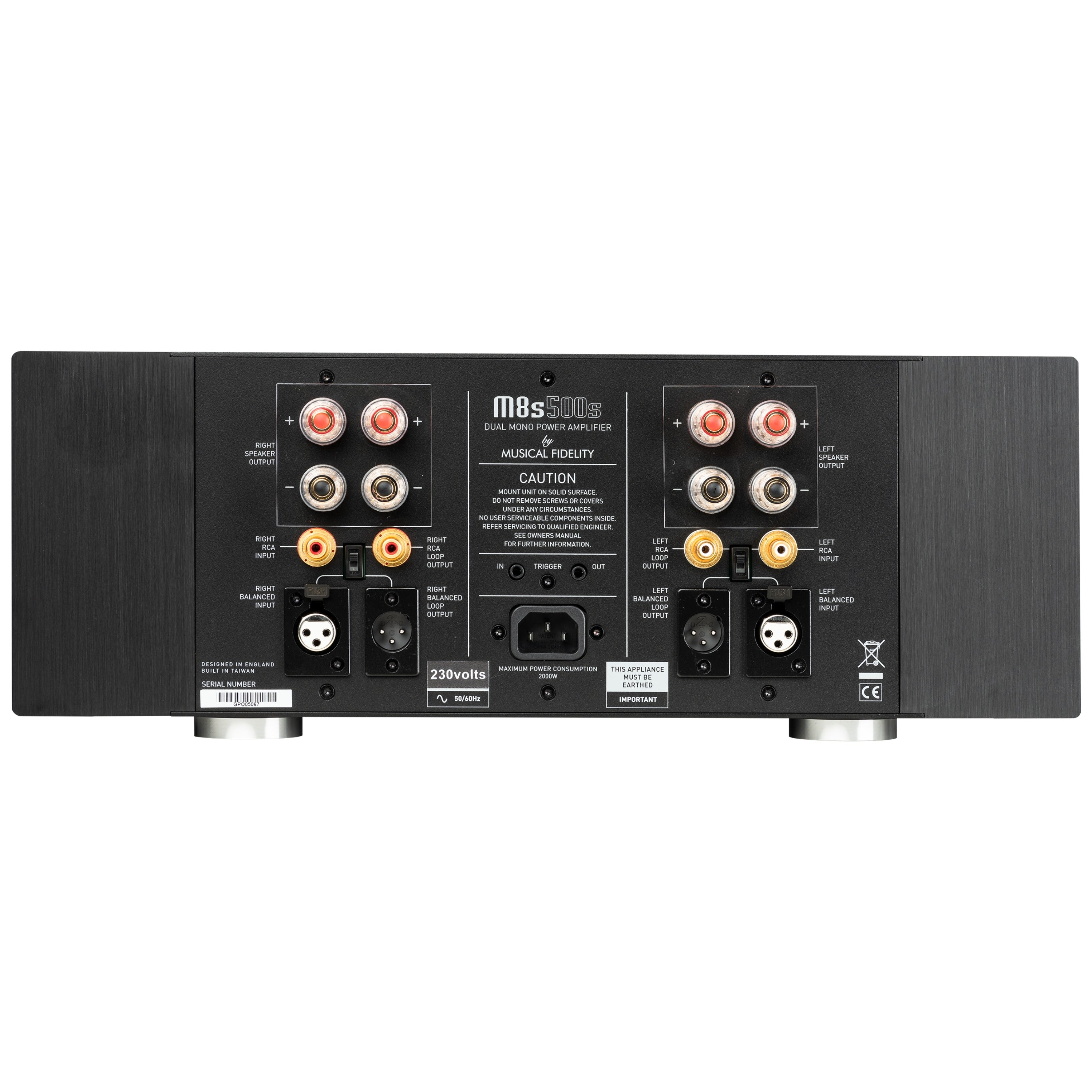 Musical Fidelity M8S500S Stereo Power Amplifier