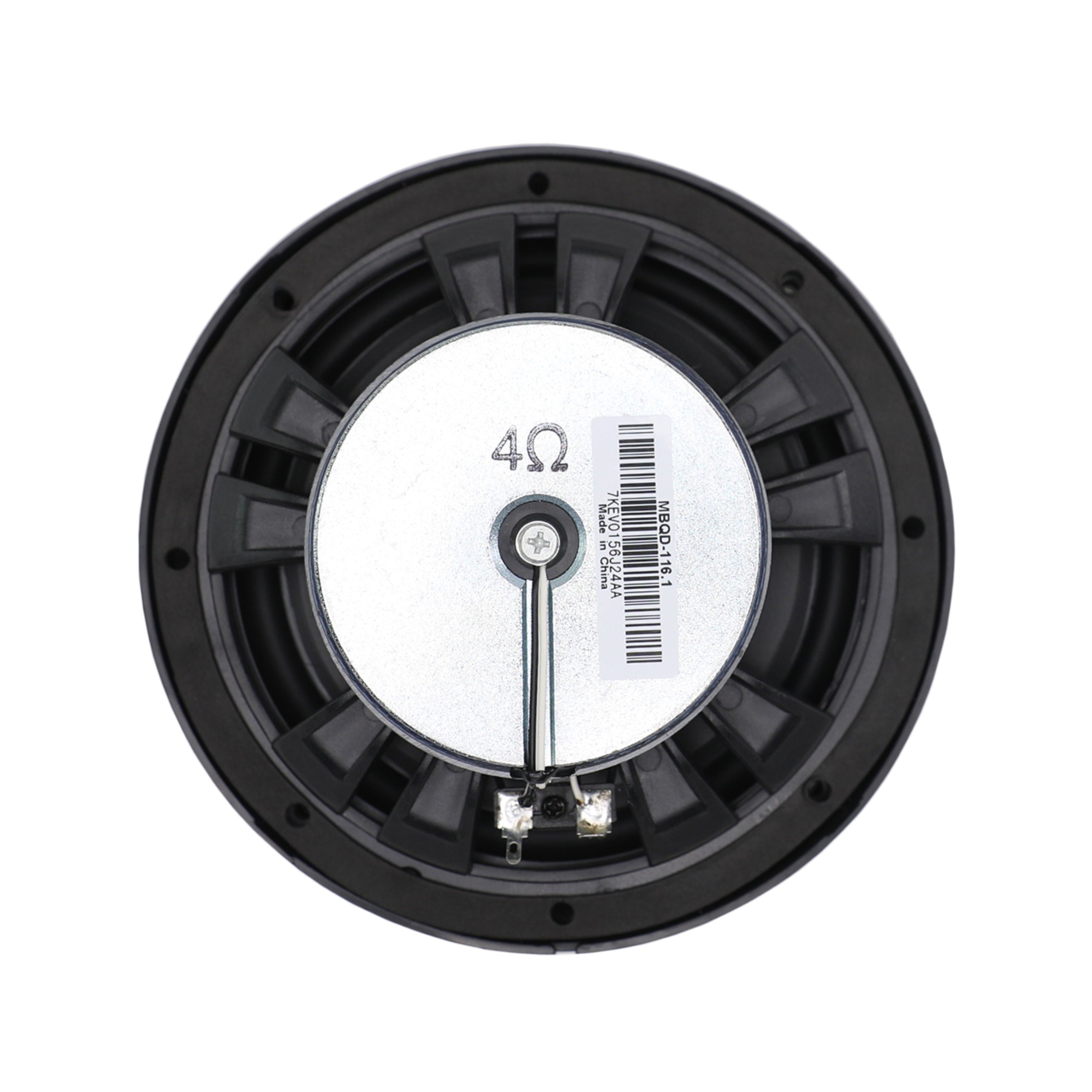 MB Quart MBQD-116.1 Can-Am Defender - 6.50-inch rear coaxial speaker kit with mounting plates and installation hardware.